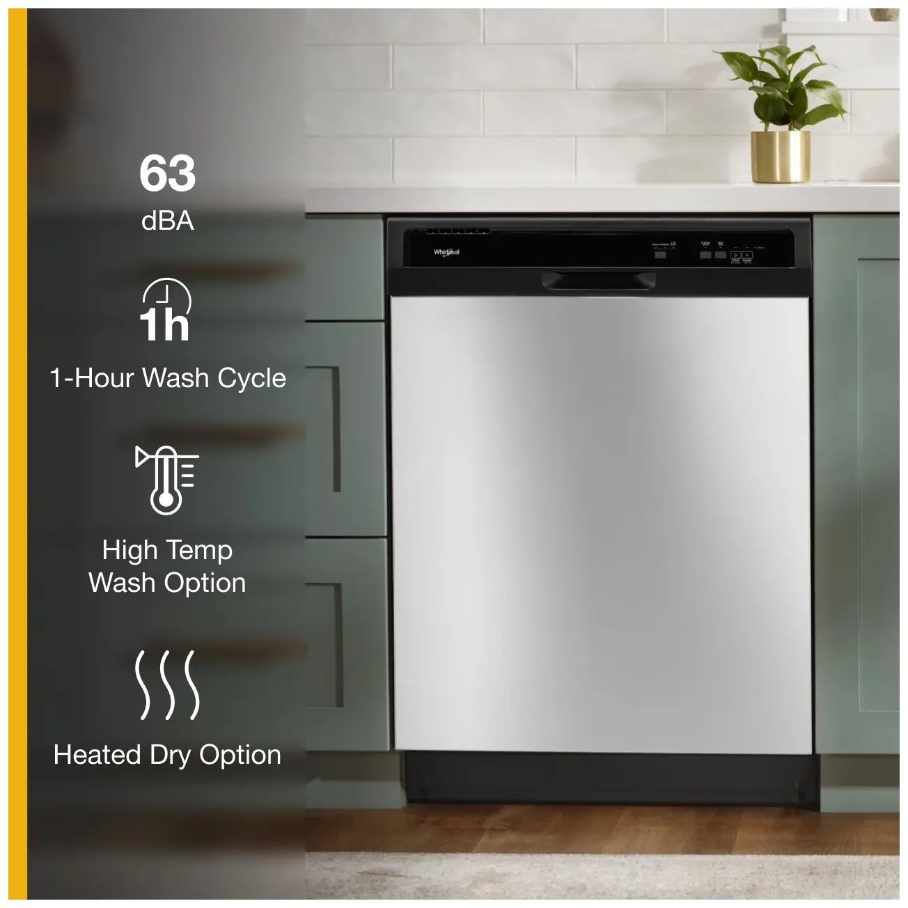 Whirlpool WDF130PAHS Stainless Steel