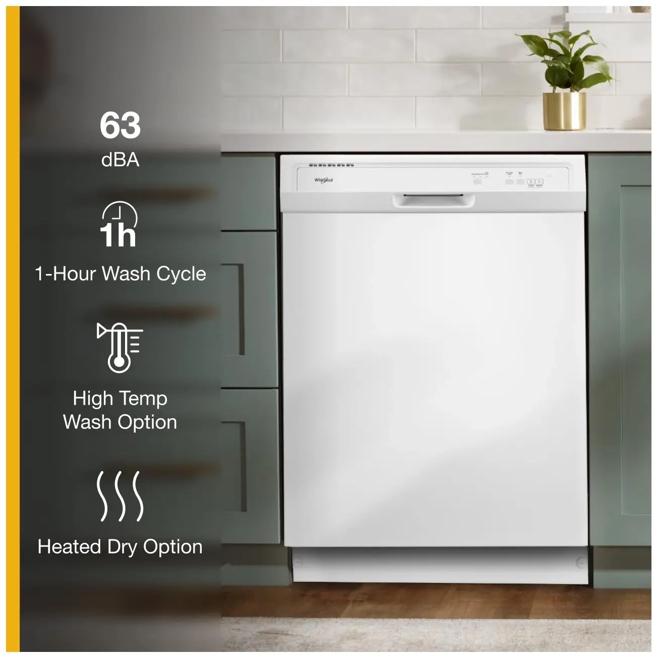 Whirlpool WDF130PAHW White