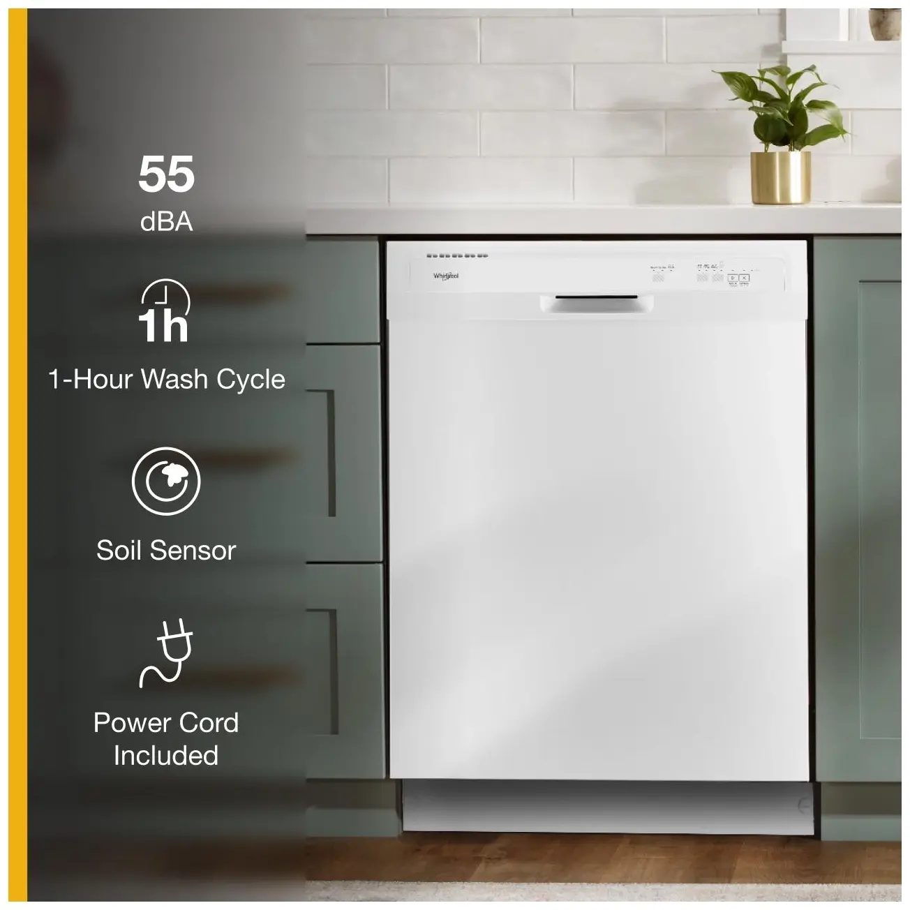 Whirlpool WDF331PAHW White