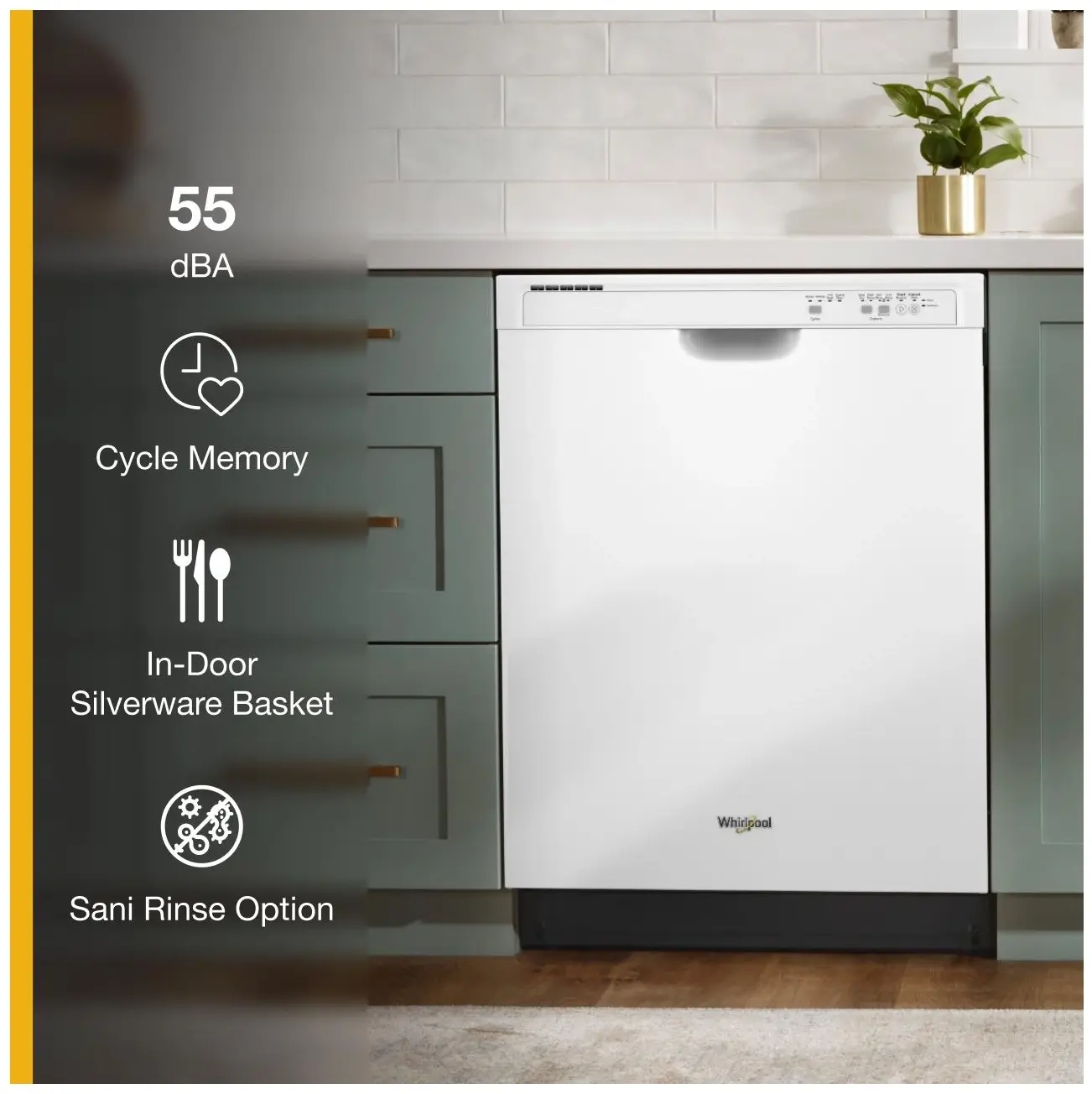 Whirlpool WDF520PADW White
