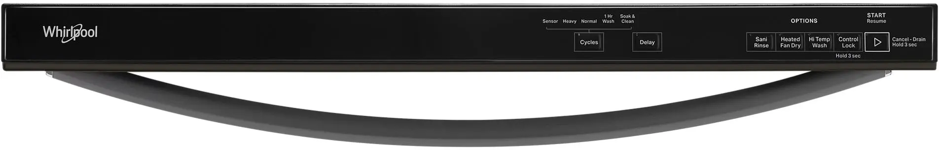 Whirlpool WDT730PAHV Fingerprint Resistant Black Stainless