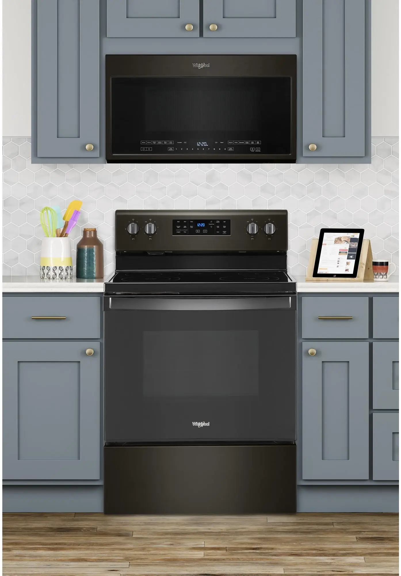 Whirlpool WFE535S0JV Black Stainless Steel