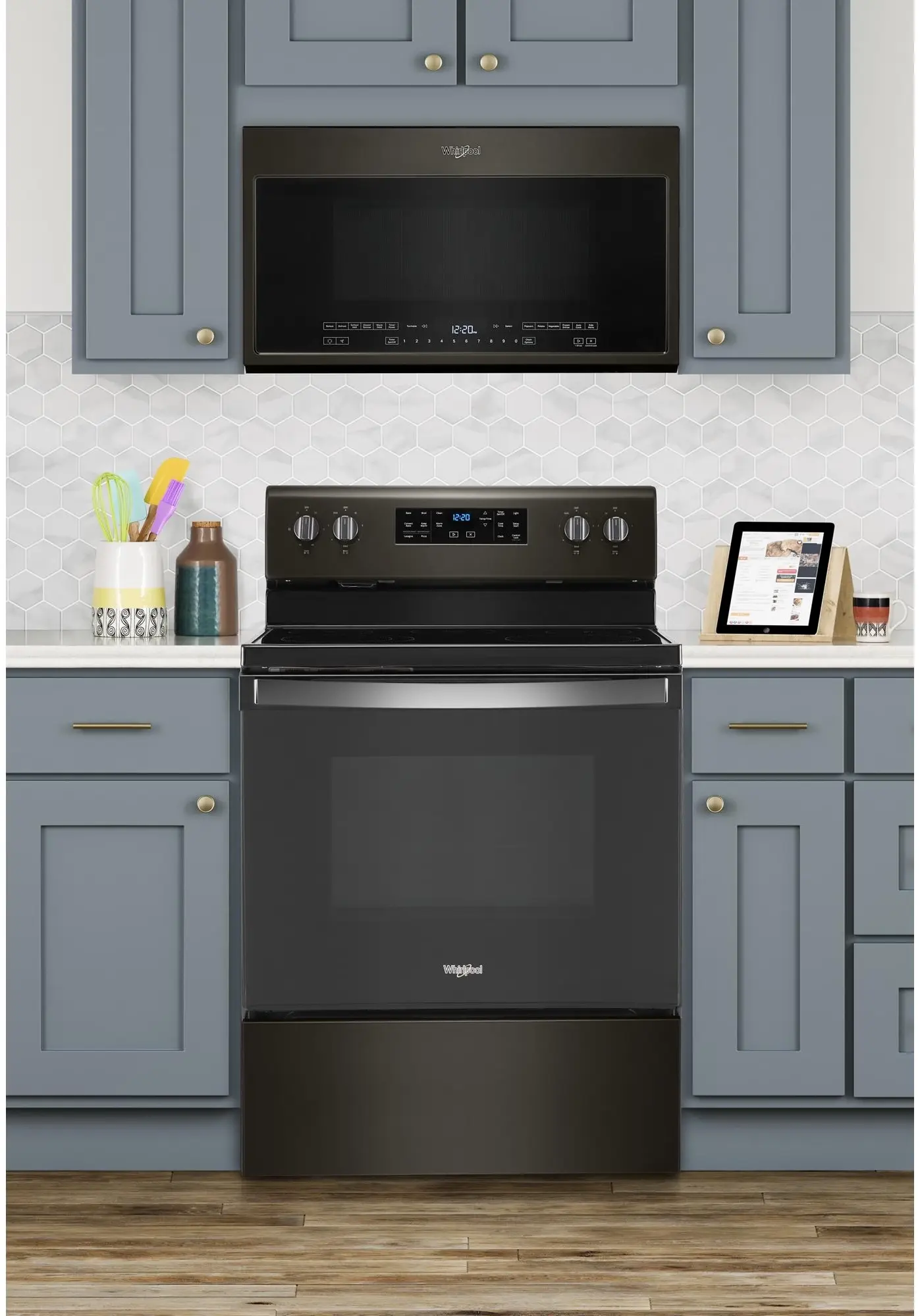 Whirlpool WFE535S0JV Black Stainless Steel