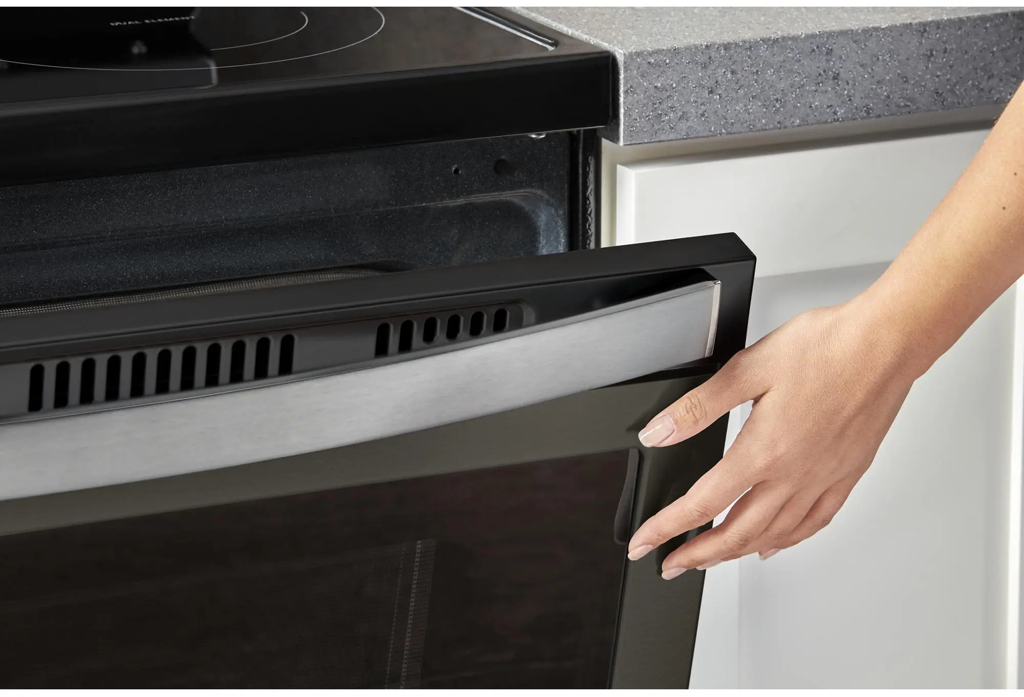 Whirlpool WFE550S0HV Black Stainless Steel
