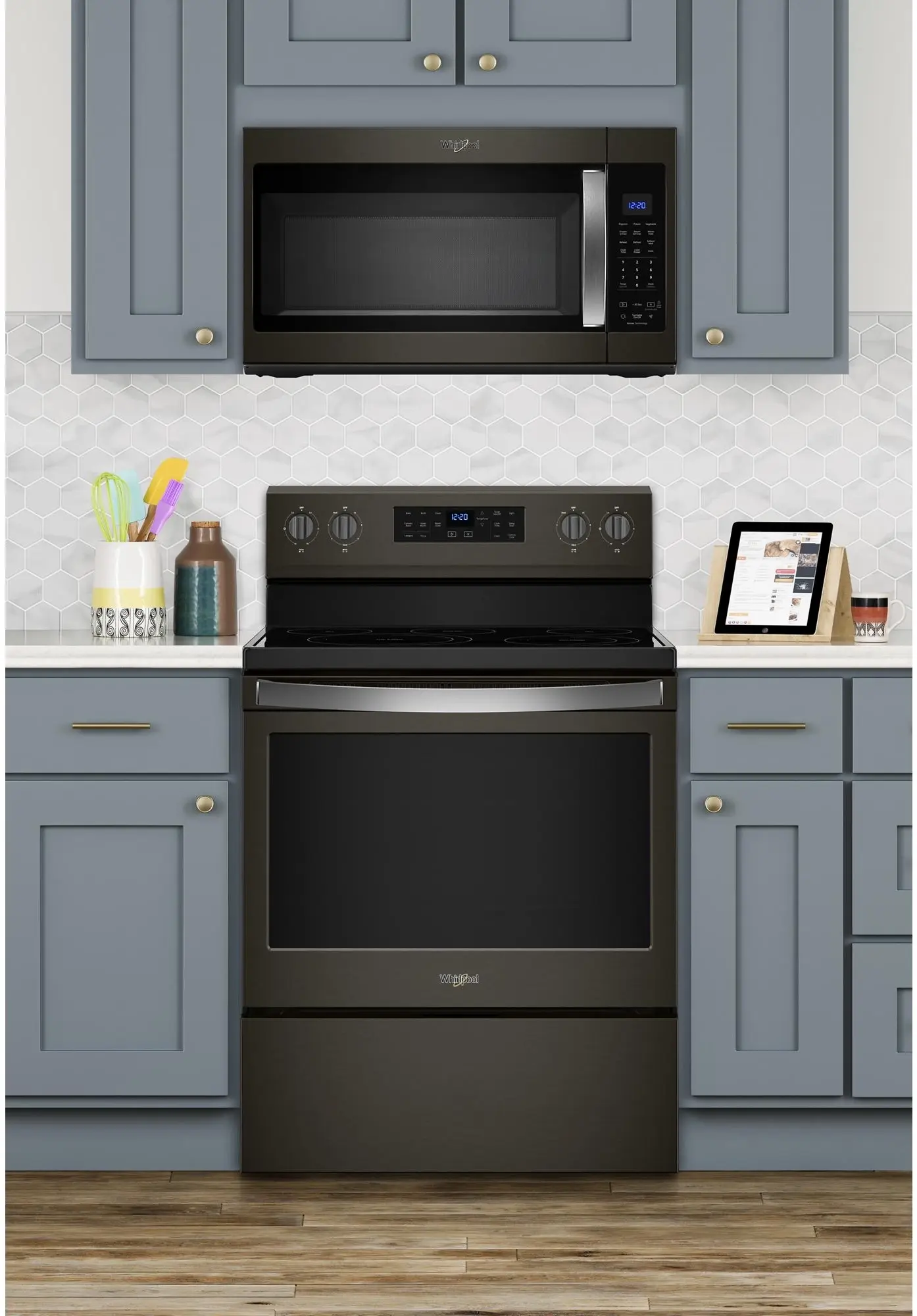 Whirlpool WFE550S0HV Black Stainless Steel