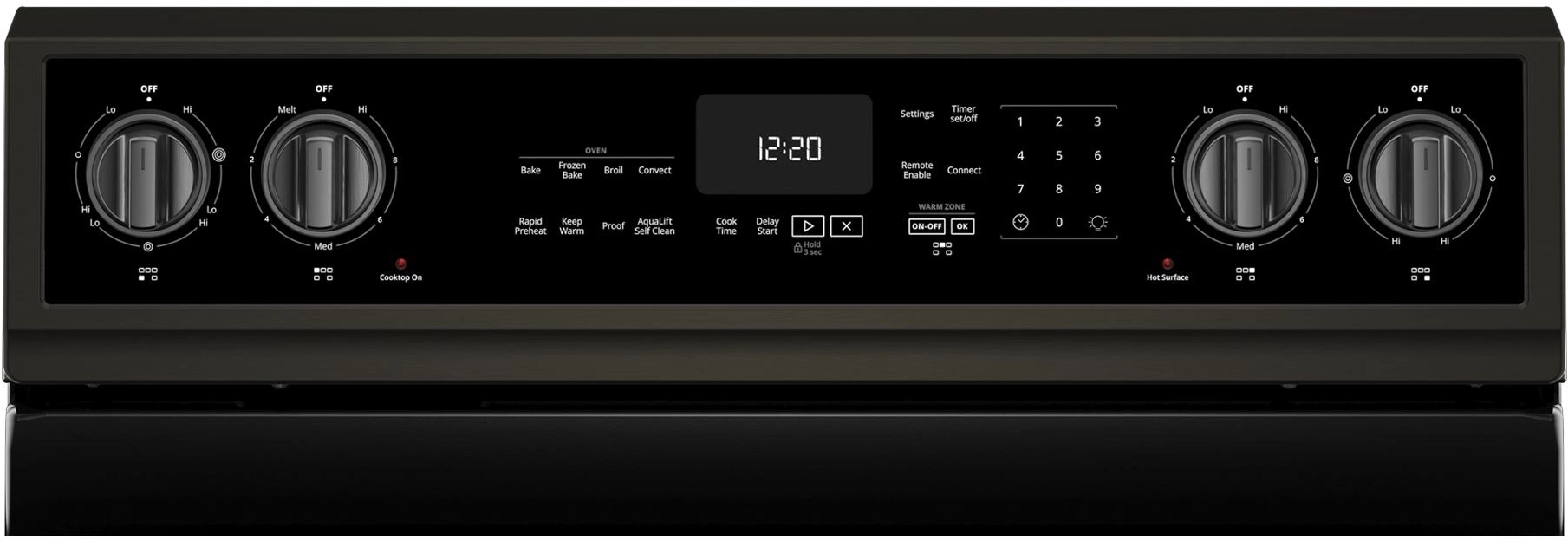 Whirlpool WFE975H0HV Fingerprint Resistant Black Stainless Steel