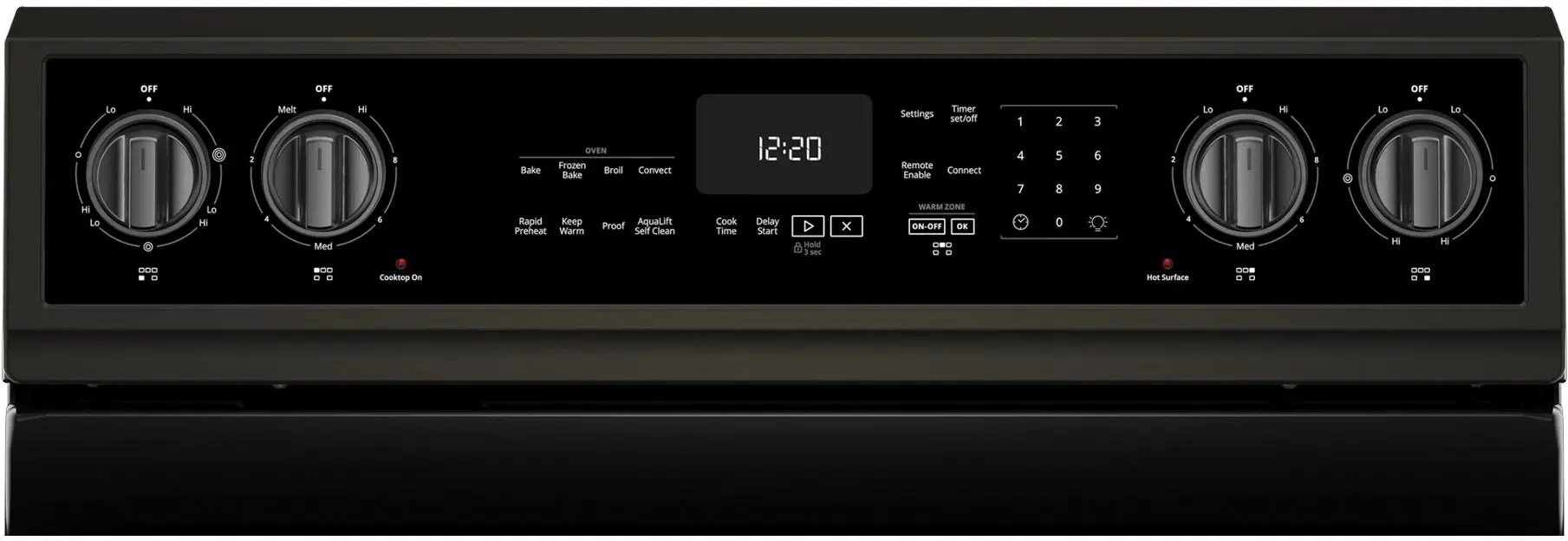 Whirlpool WFE975H0HV Fingerprint Resistant Black Stainless Steel