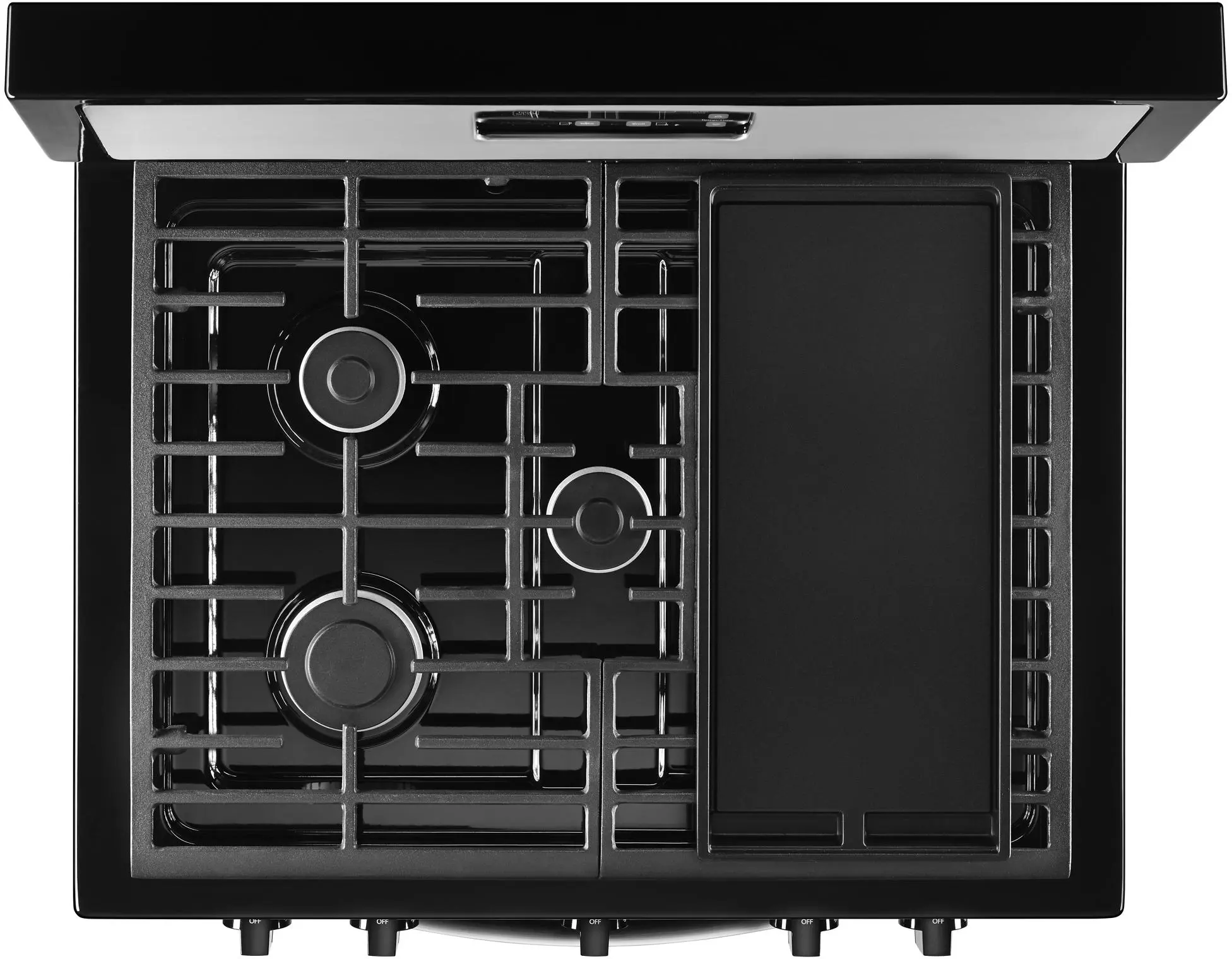 Whirlpool WFG505M0BS Black On Stainless Steel