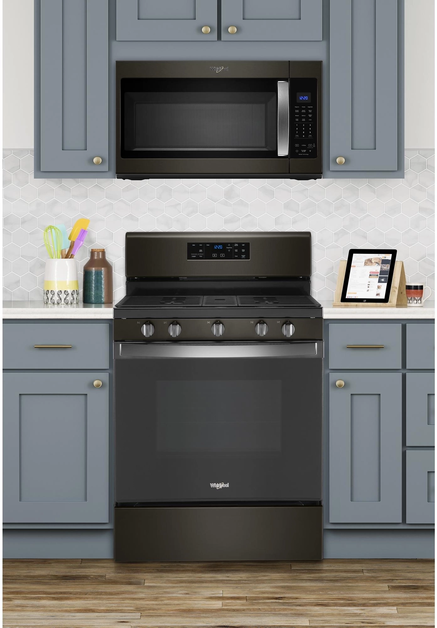 Whirlpool WFG525S0JV Black Stainless Steel