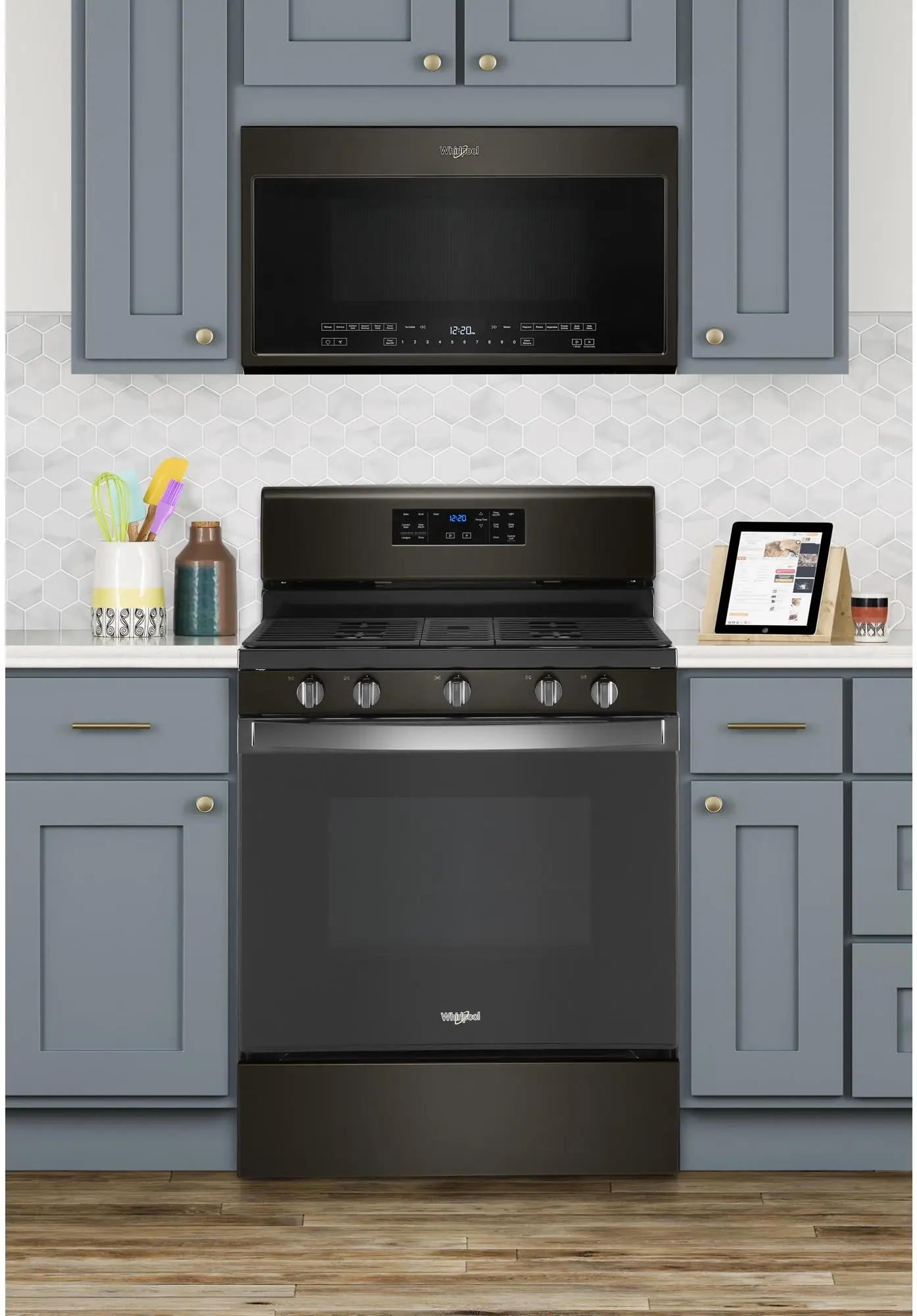 Whirlpool WFG535S0JV Black Stainless Steel