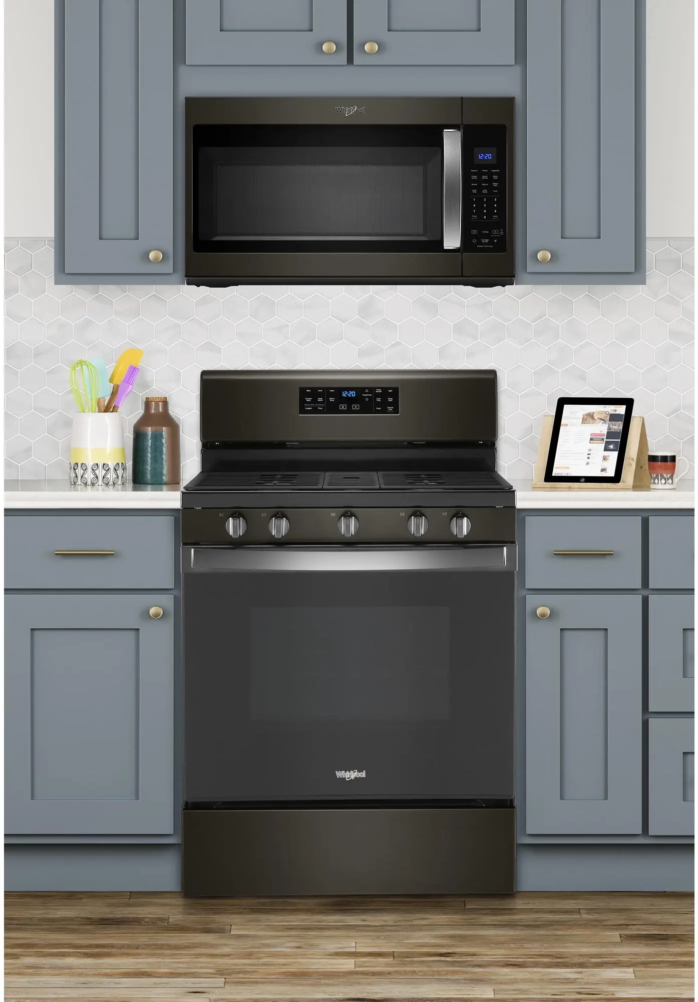 Whirlpool WFG535S0JV Black Stainless Steel