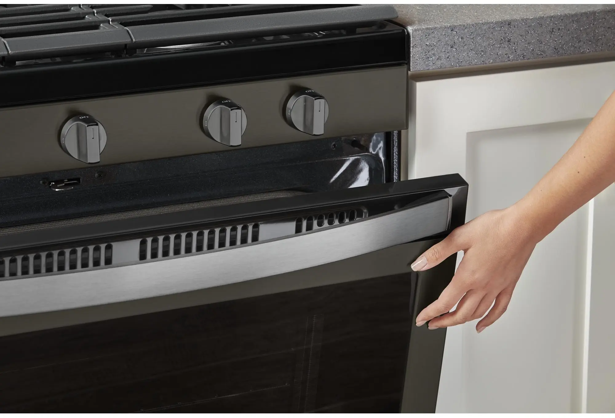 Whirlpool WFG550S0HV Black Stainless Steel