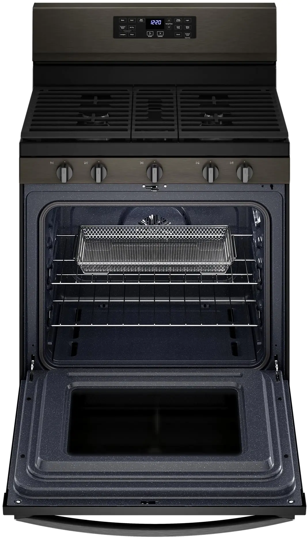 Whirlpool WFG550S0LV Fingerprint-Resistant Black Stainless Steel
