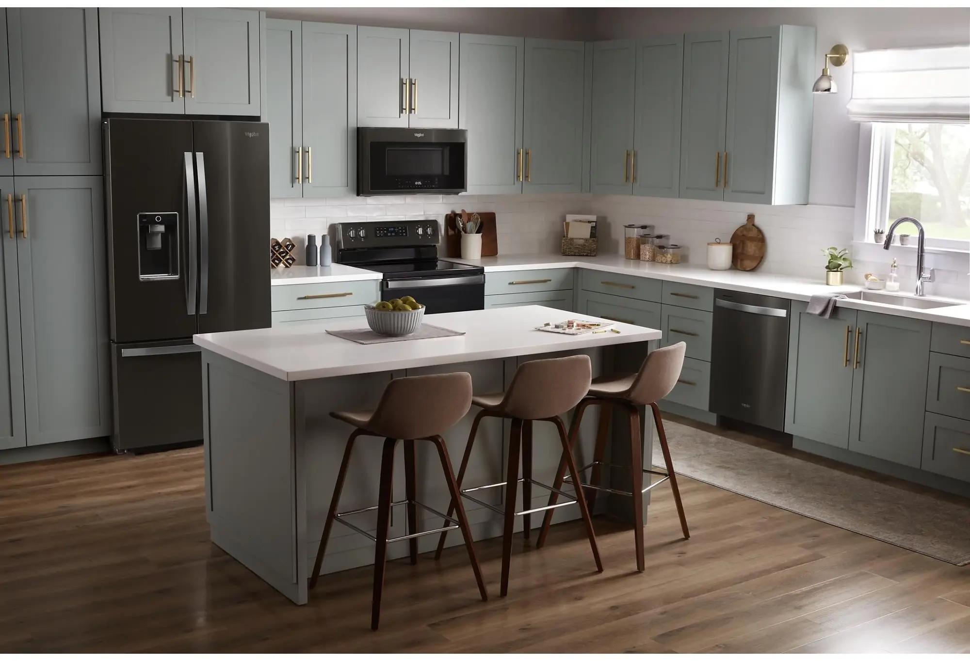 Whirlpool WFG775H0HV Black Stainless Steel