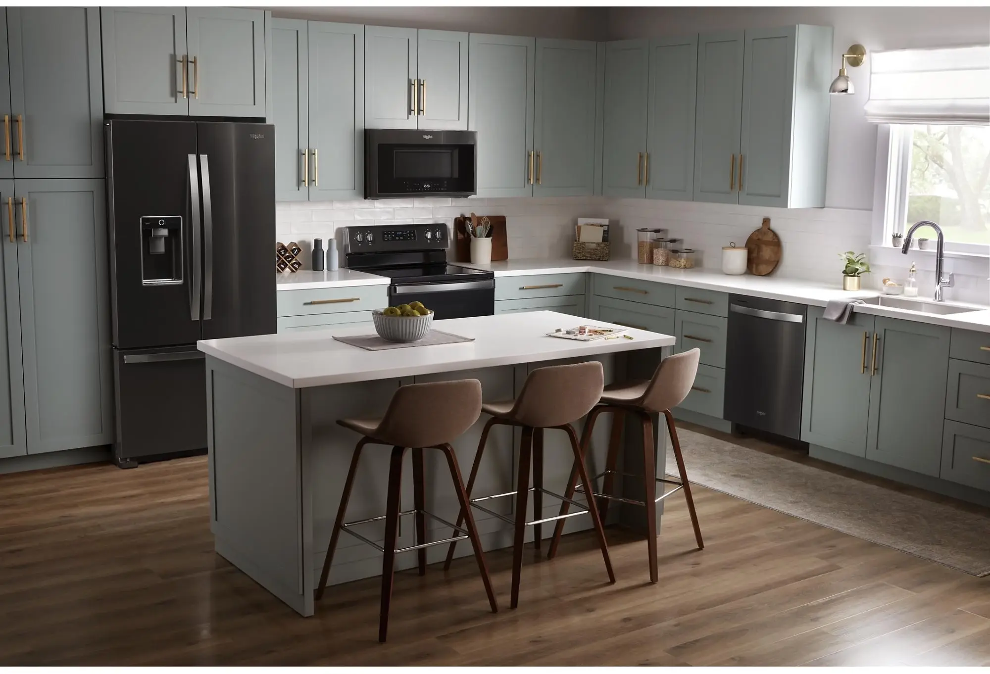 Whirlpool WFG775H0HV Black Stainless Steel