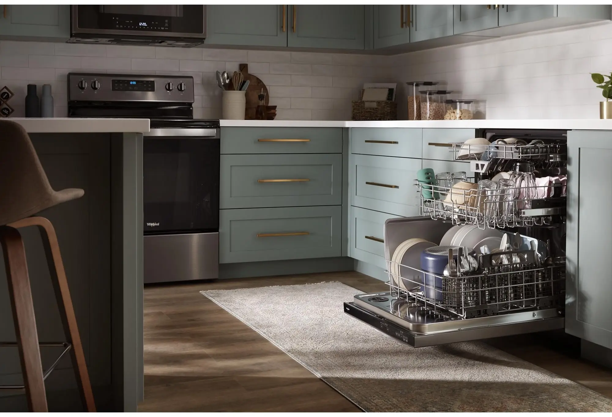 Whirlpool WFG775H0HV Black Stainless Steel
