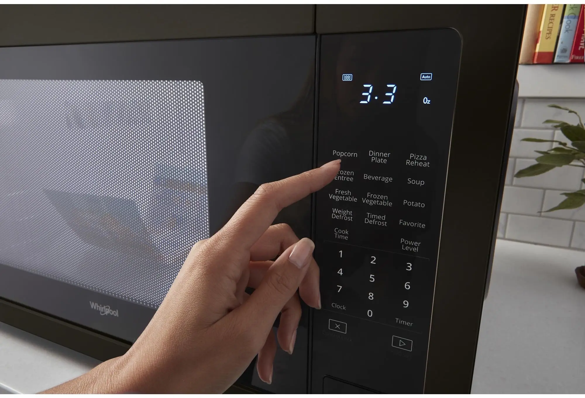 Whirlpool WMC50522HV Black Stainless Steel