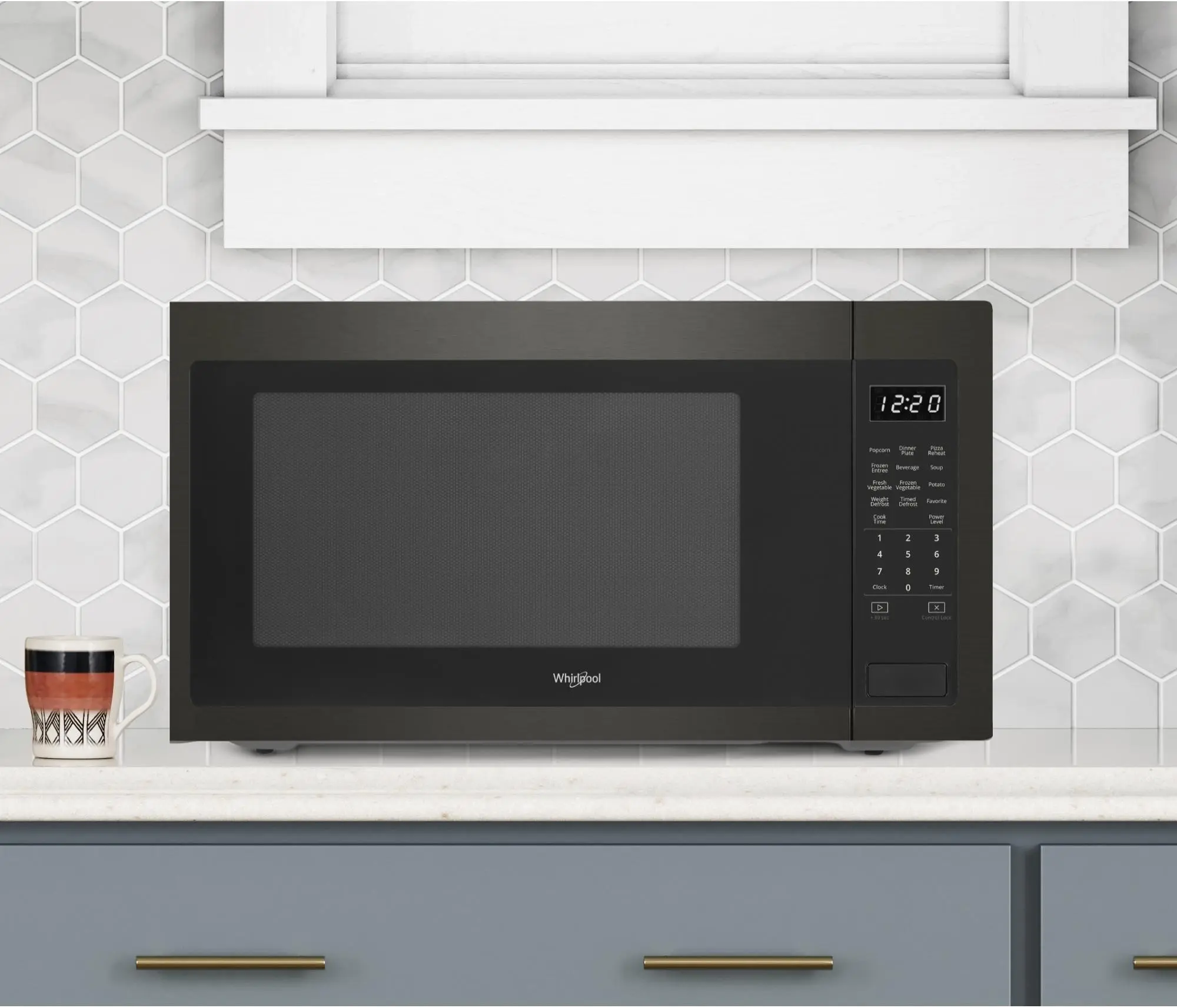 Whirlpool WMC50522HV Black Stainless Steel