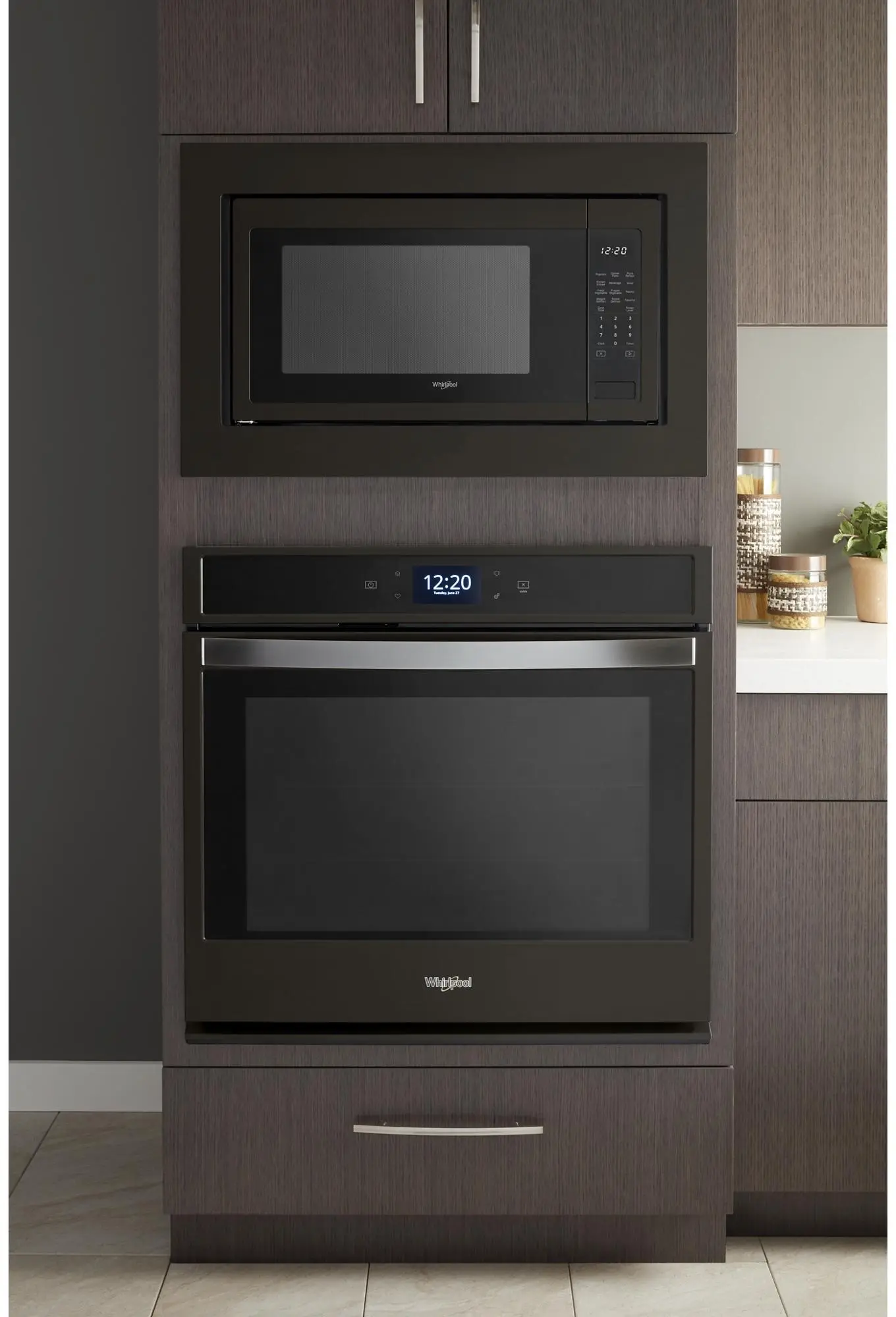 Whirlpool WMC50522HV Black Stainless Steel