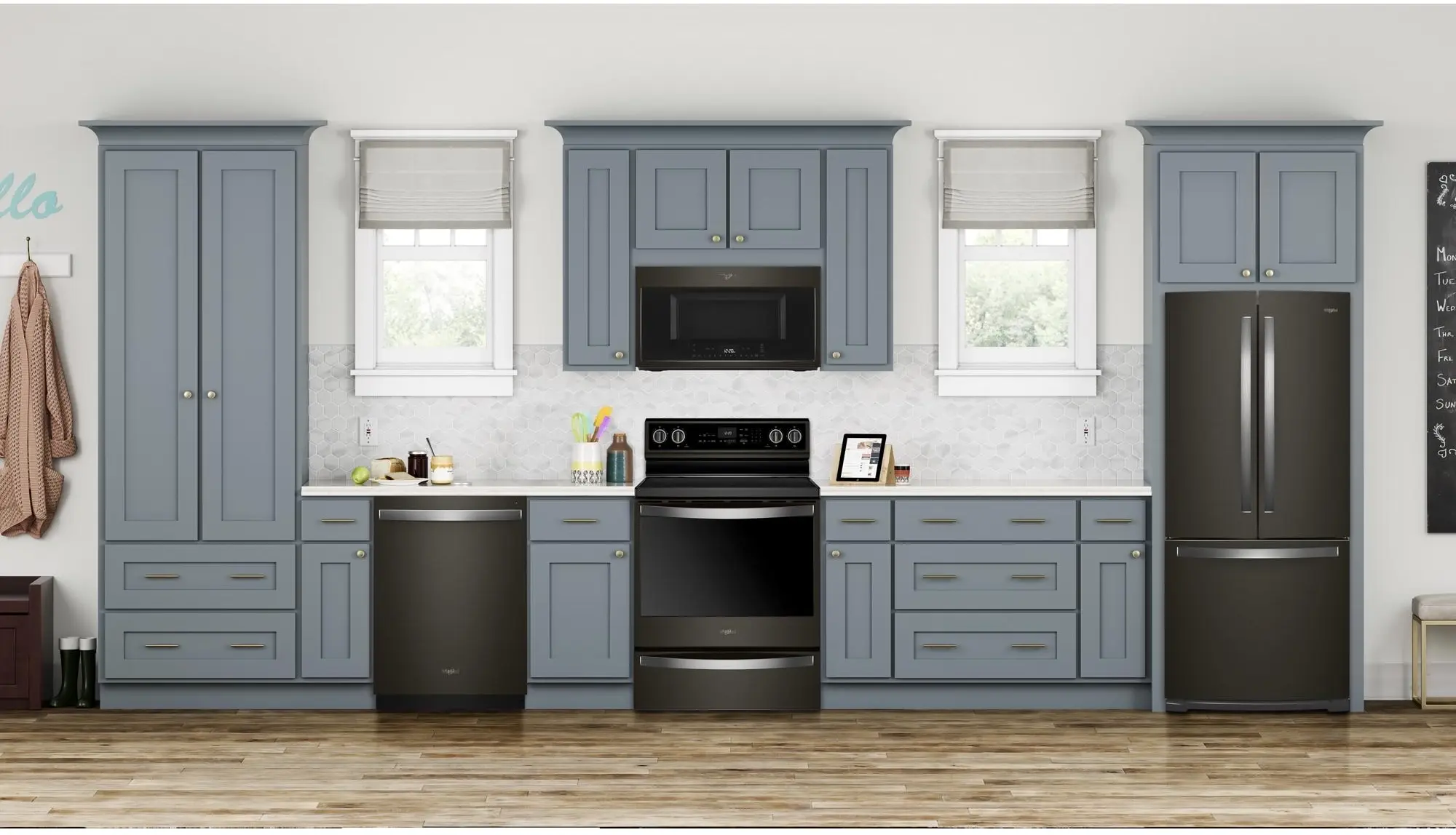 Whirlpool WMH78019HV Fingerprint Resistant Black Stainless Steel