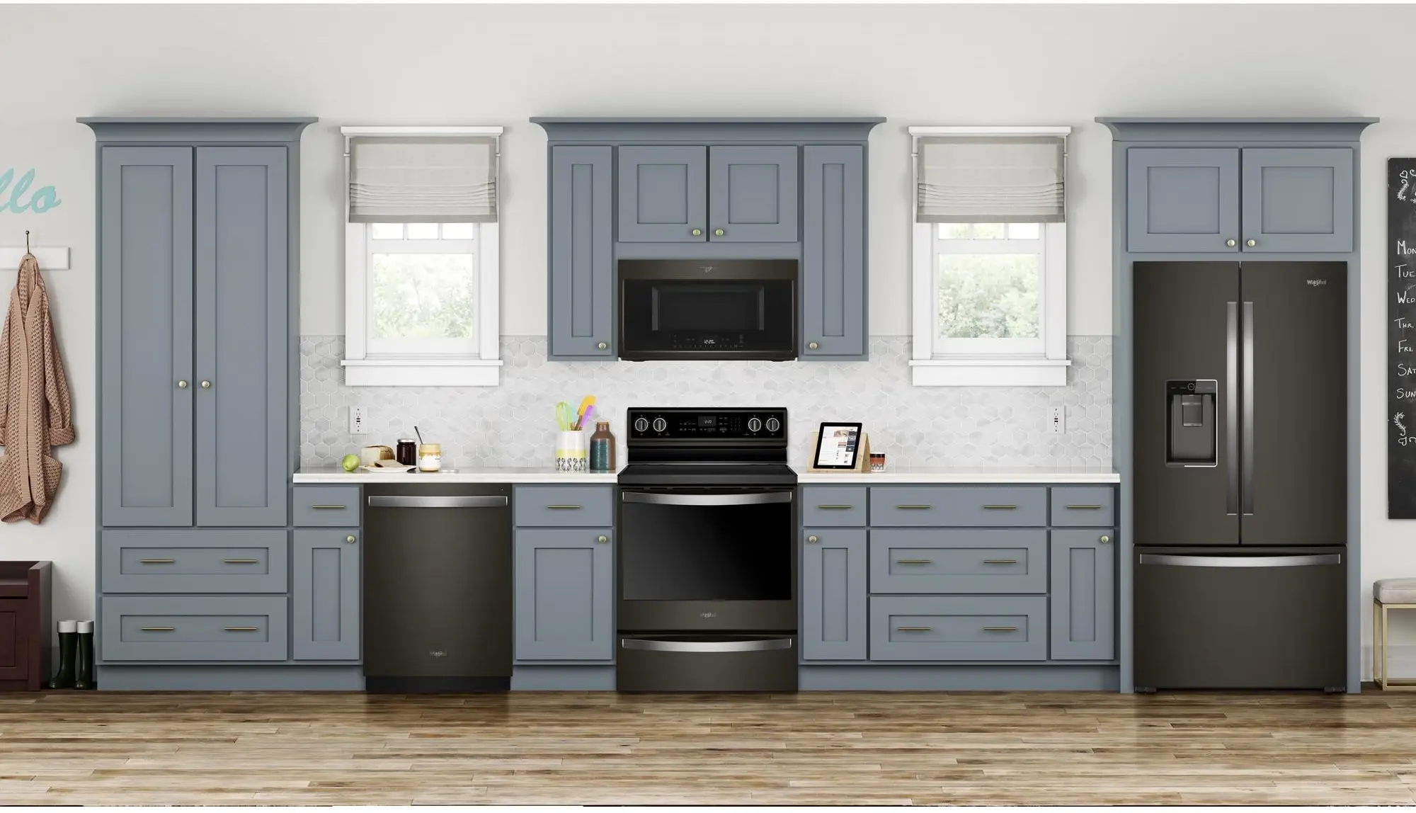 Whirlpool WMH78019HV Fingerprint Resistant Black Stainless Steel