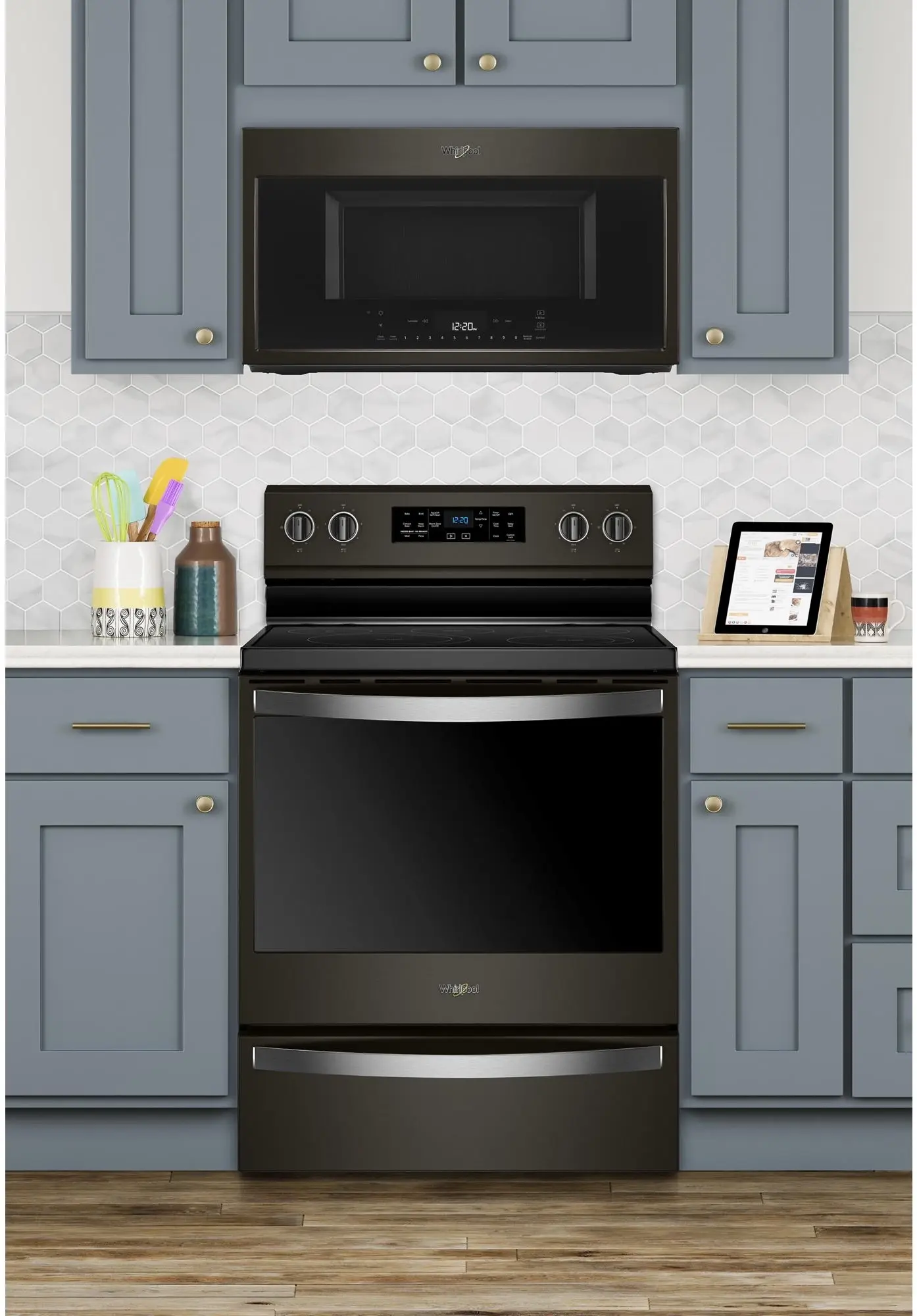 Whirlpool WMH78019HV Fingerprint Resistant Black Stainless Steel