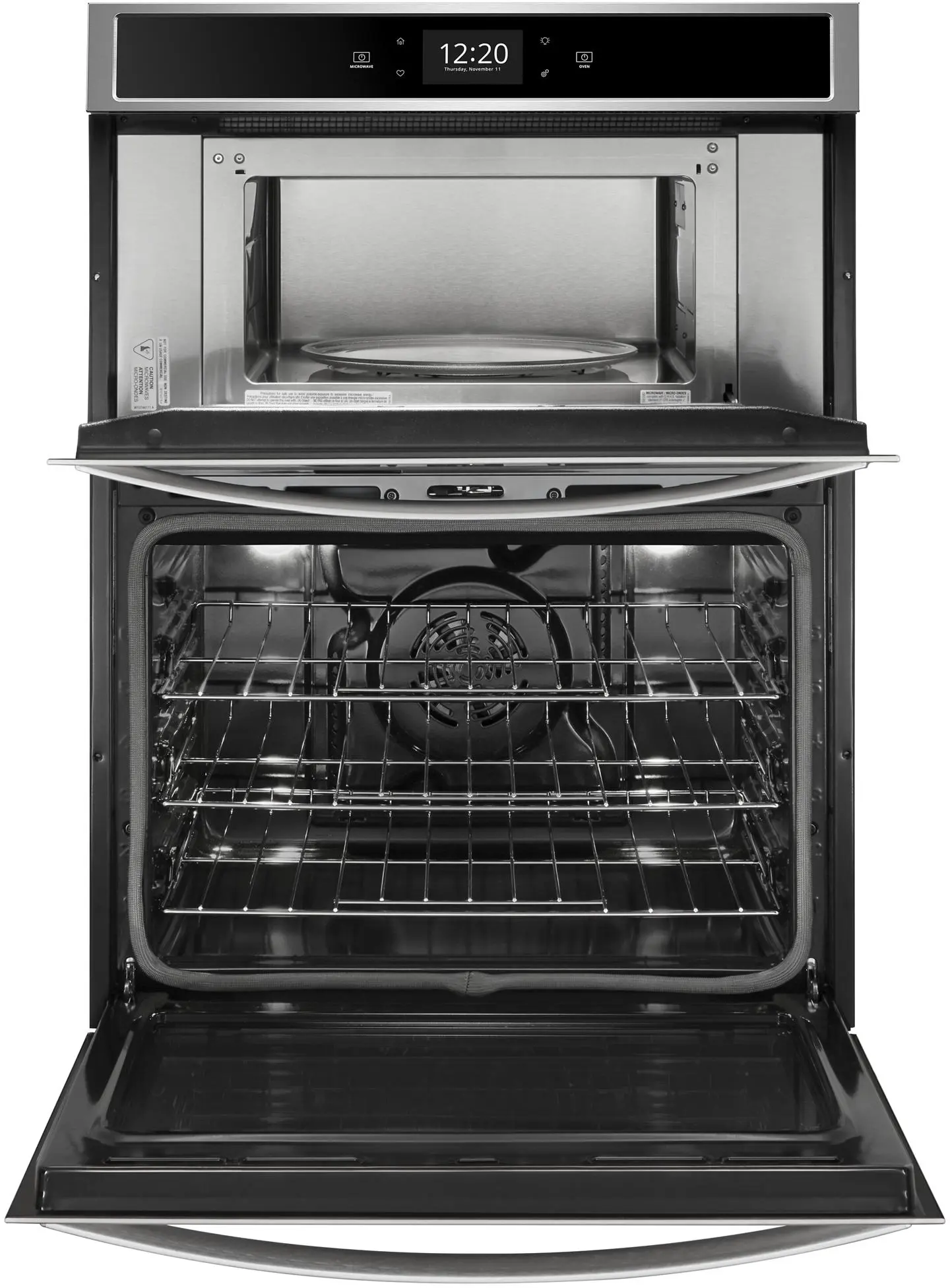 Whirlpool WOC75EC0HS Black-on-Stainless