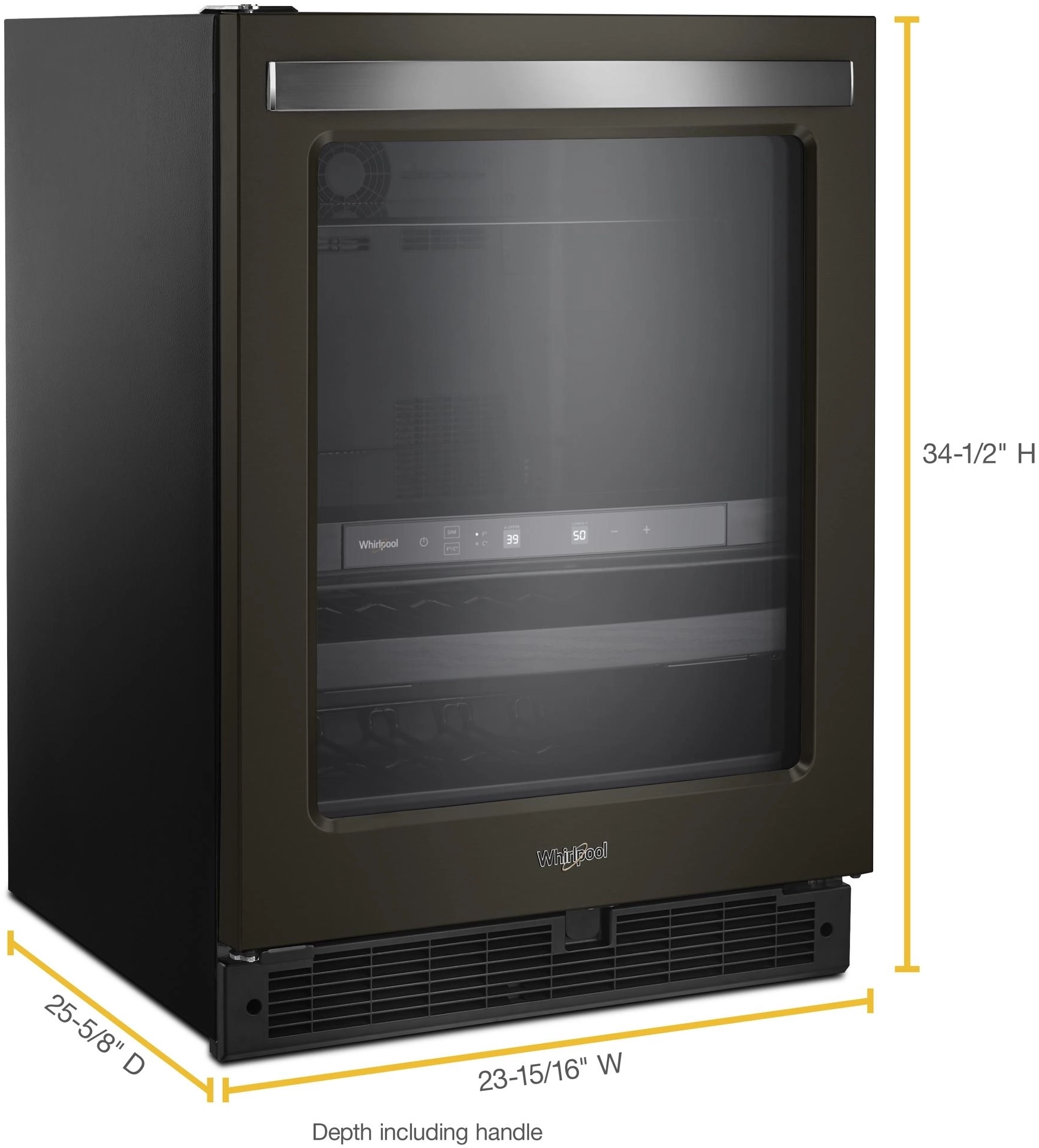 Whirlpool WUB50X24HV Fingerprint-Resistant Black Stainless Steel