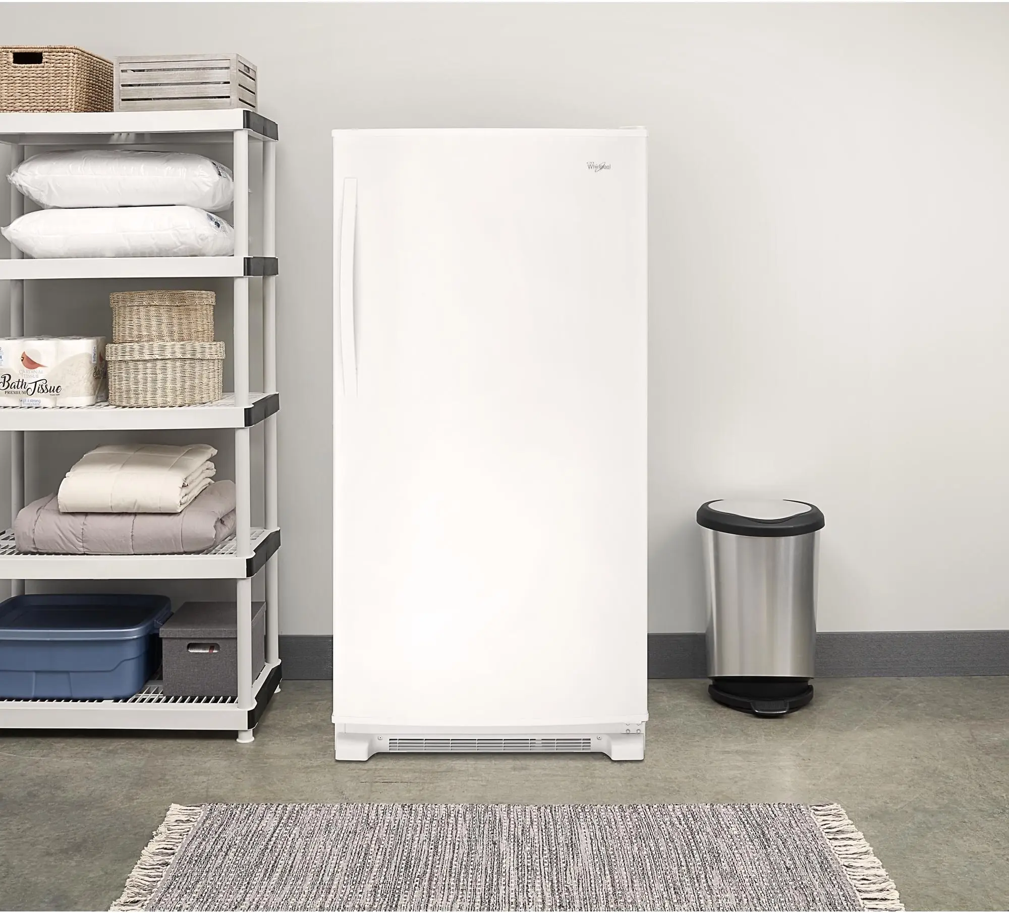 Whirlpool WZF79R20DW 34 Inch Upright Freezer White | Plesser's