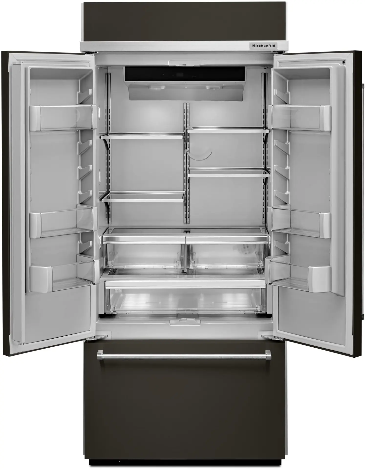 KitchenAid KBFN506EBS Black Stainless Steel