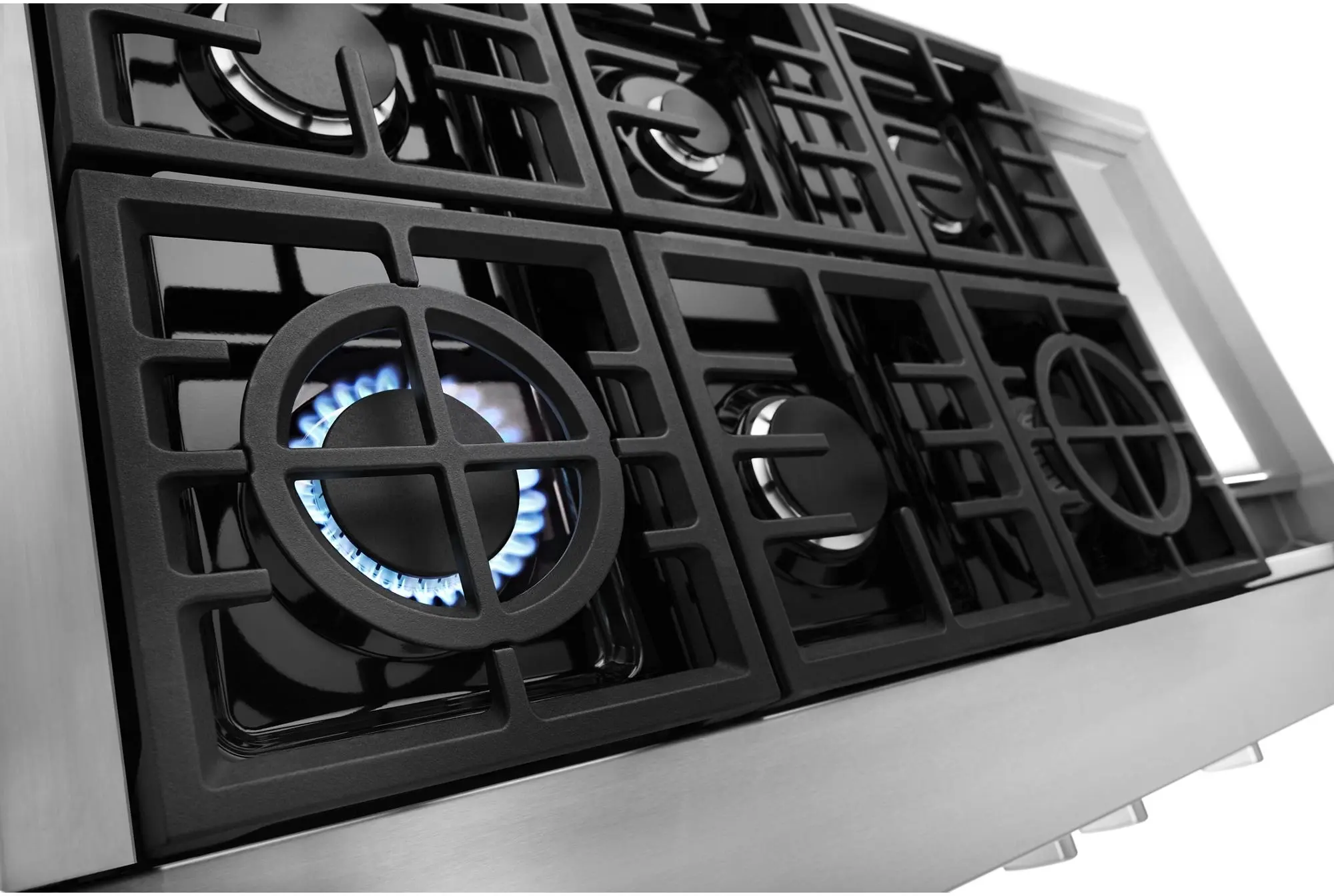 KitchenAid KCGC558JSS 48 Inch Commercial-Style Gas Rangetop
