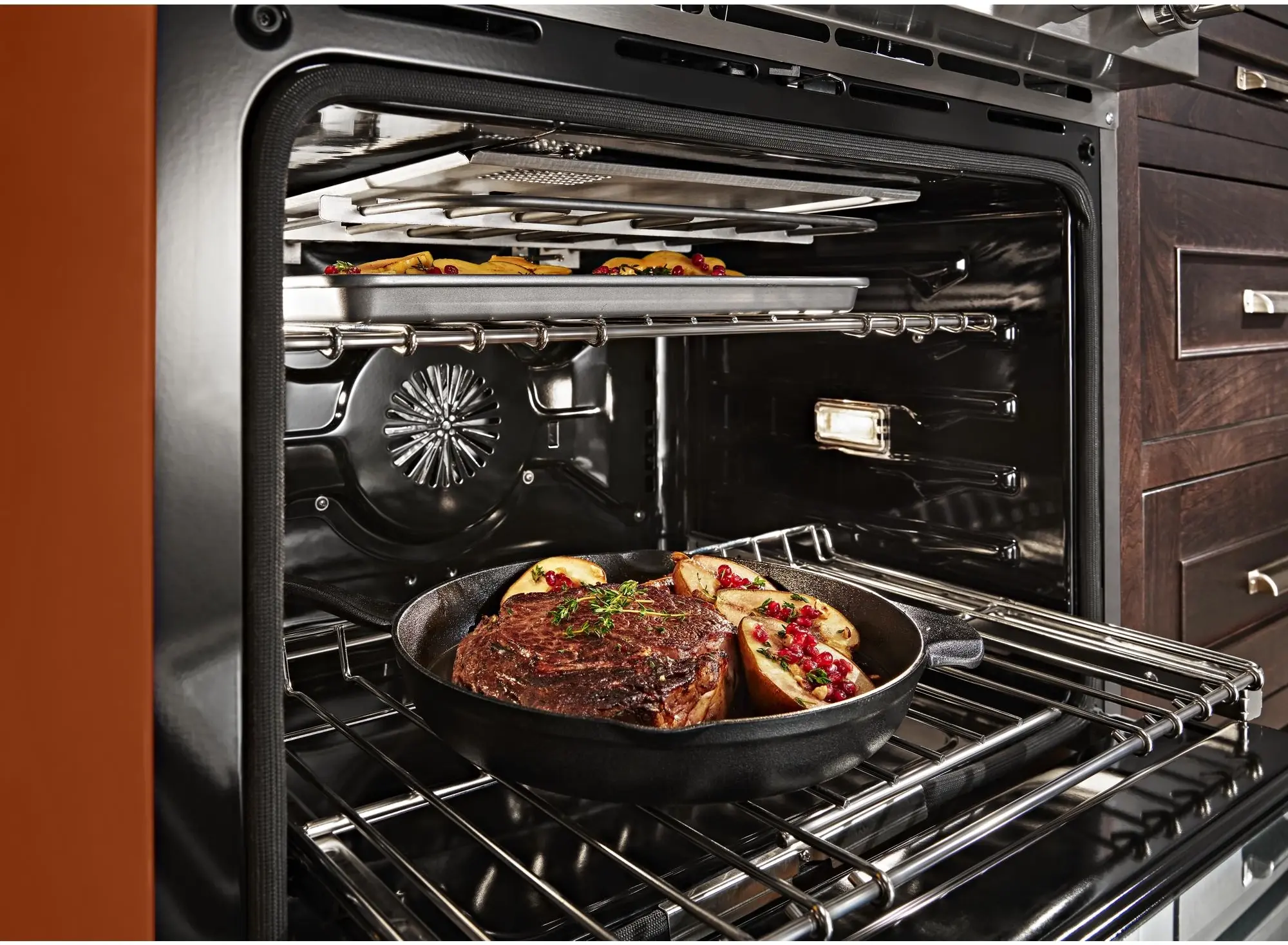 KitchenAid KFDC558JSC Scorched Orange