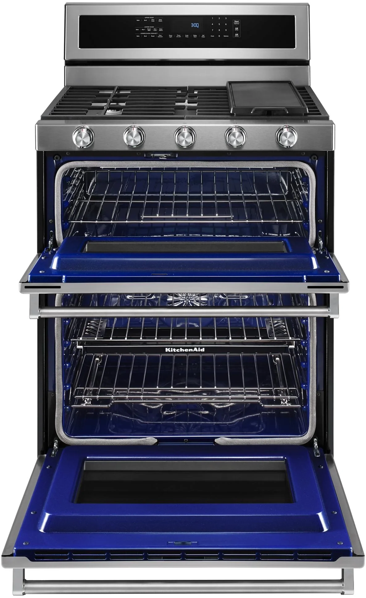 KitchenAid KFDD500ESS Dual Fuel Double Oven Range