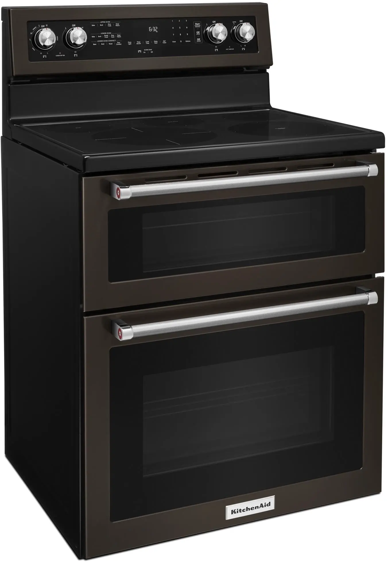 KitchenAid KFED500EBS Black Stainless Steel with PrintShield Finish