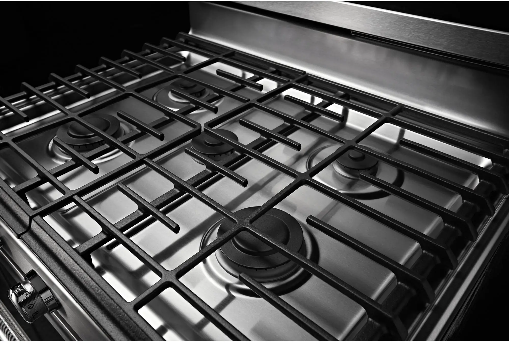 KitchenAid KFEG500EBS Black Stainless Steel, Print Shield