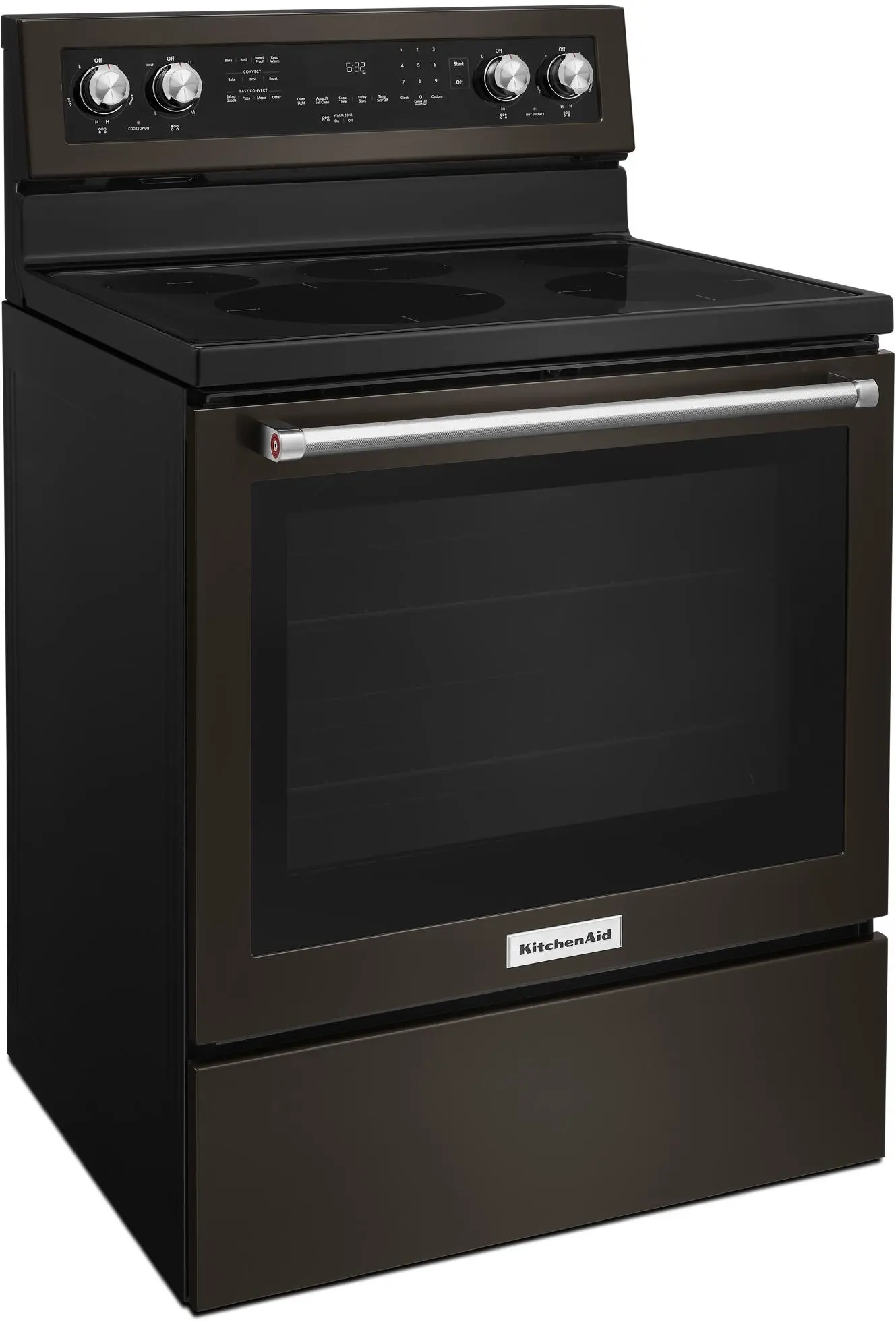 KitchenAid KFEG500EBS Black Stainless Steel, Print Shield