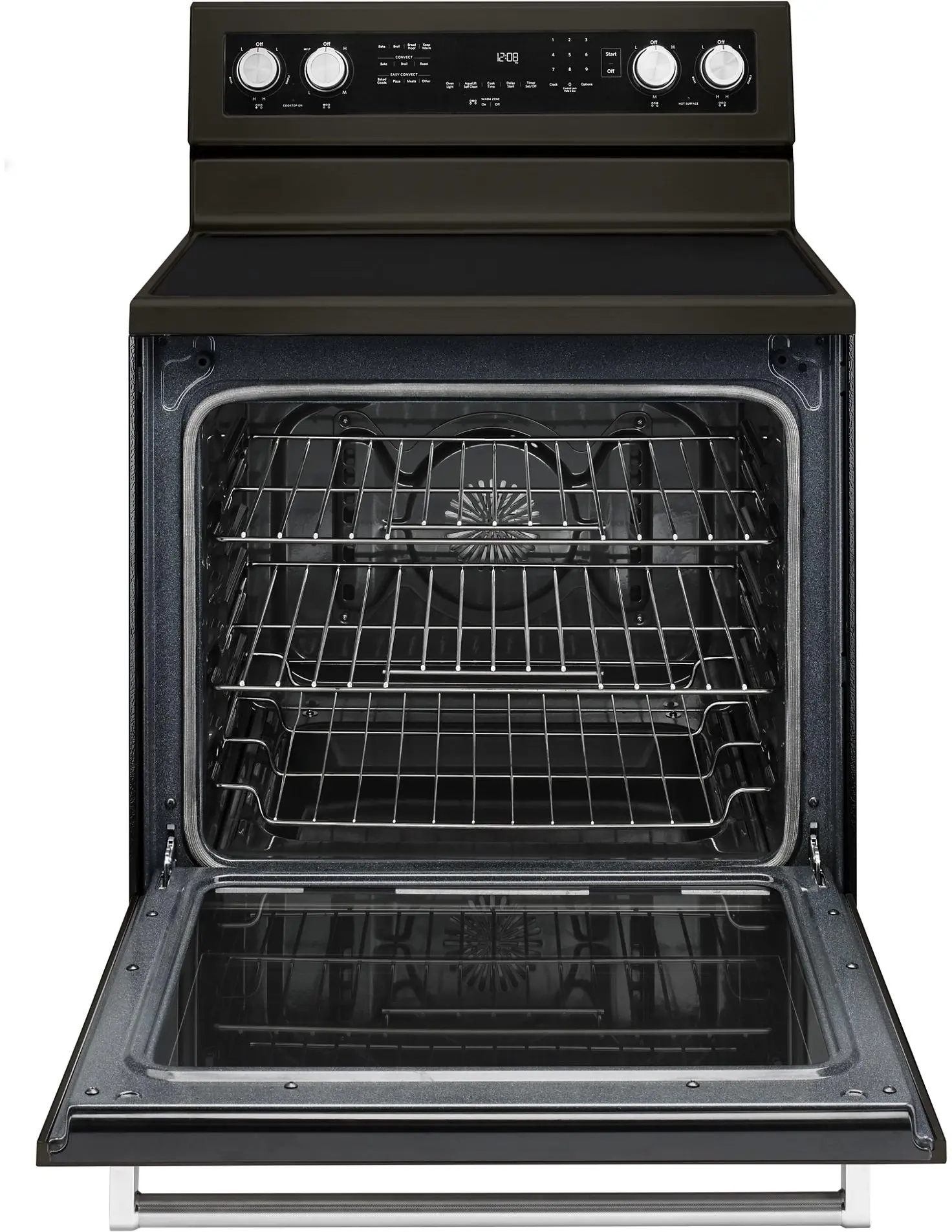 KitchenAid KFEG500EBS Black Stainless Steel, Print Shield