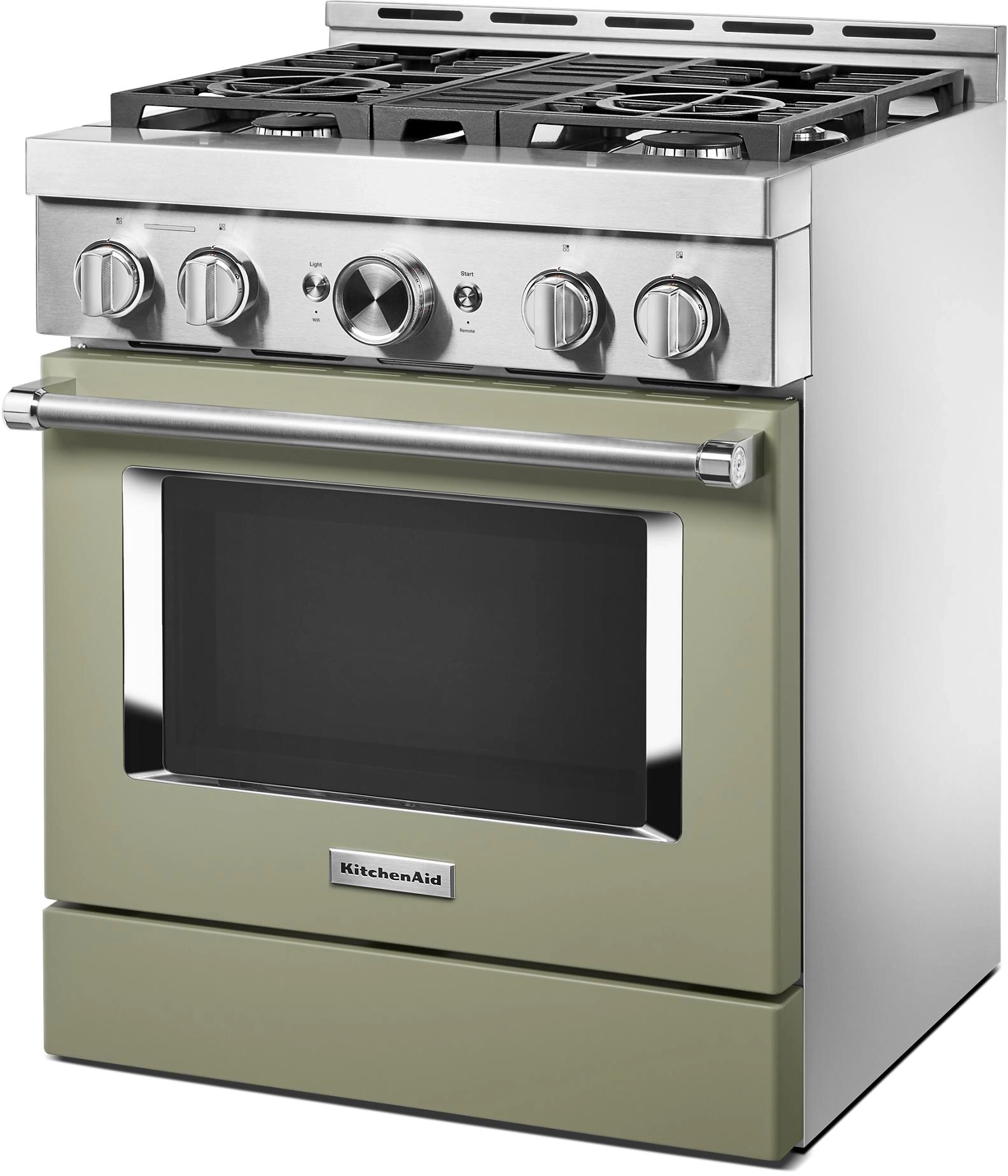 KitchenAid Gas Range (KFGC500JAV) - Avocado Cream