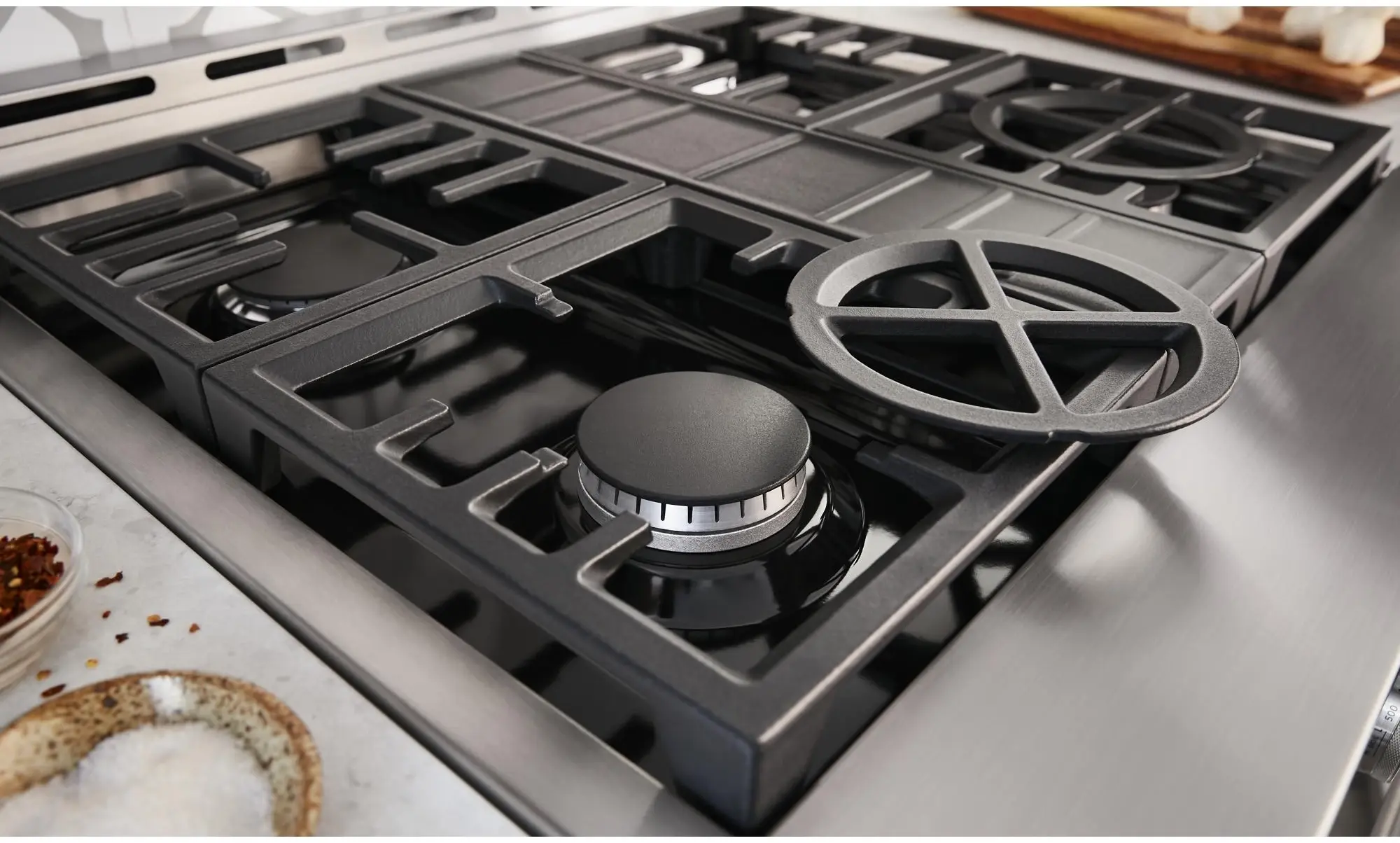 KitchenAid KFGC500JAV 30 Inch Freestanding Gas Range Avocado Cream