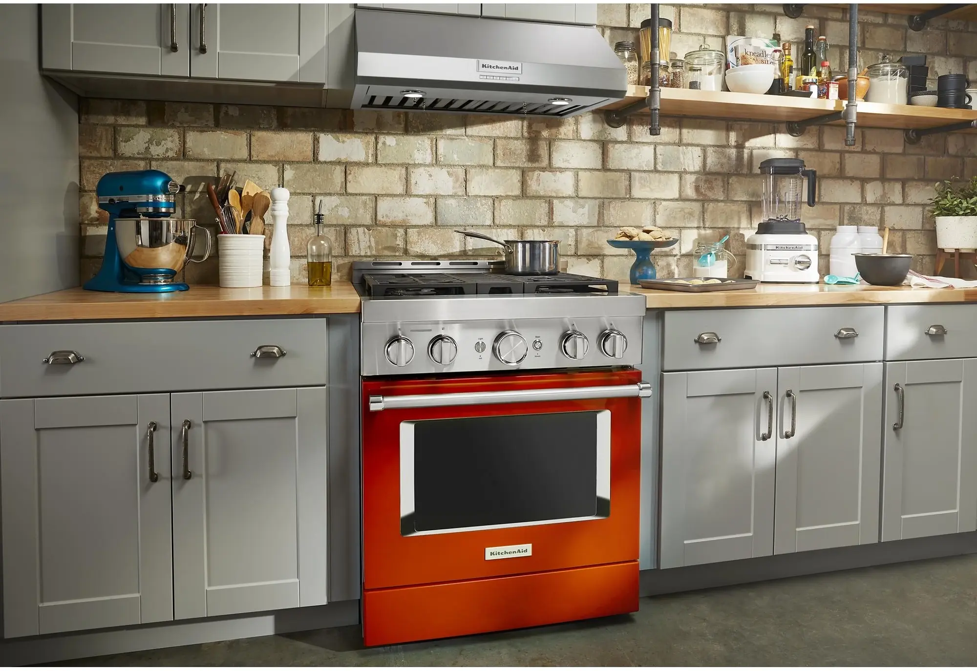 KitchenAid KFGC500JSC Scorched Orange
