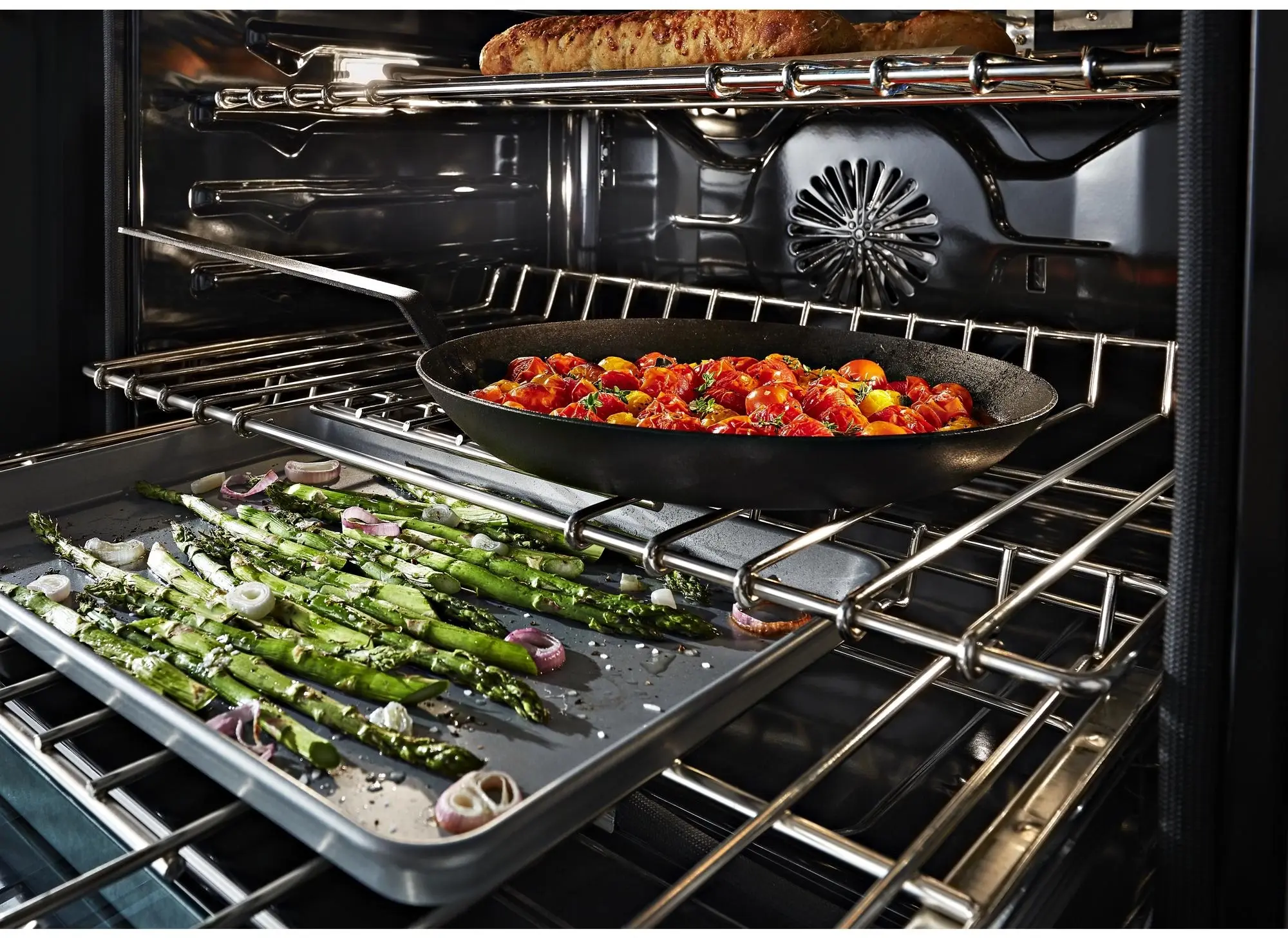 KitchenAid KFGC558JMB 48 Inch Smart Commercial Style Gas Range