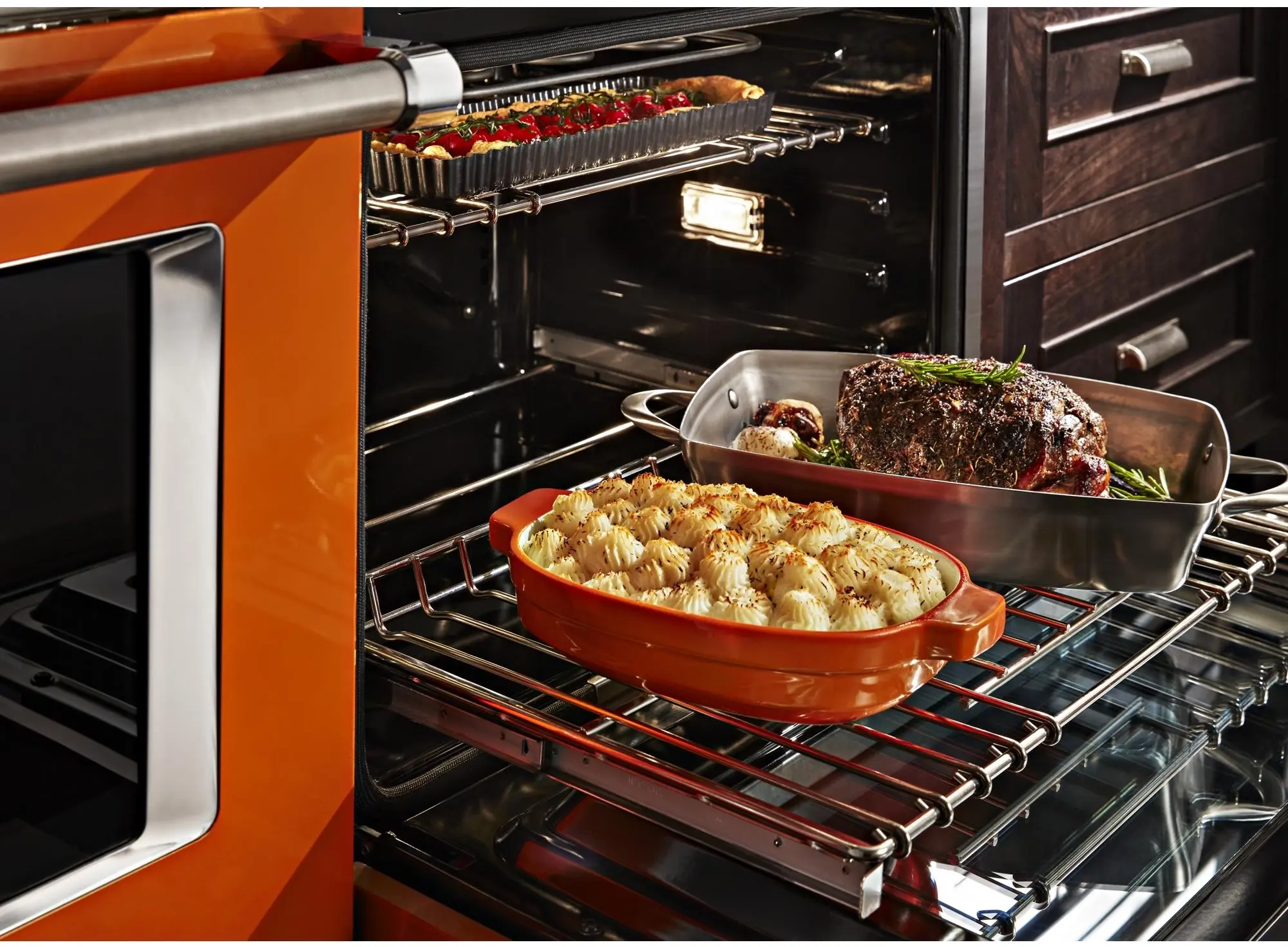 KitchenAid KFGC558JSC Scorched Orange