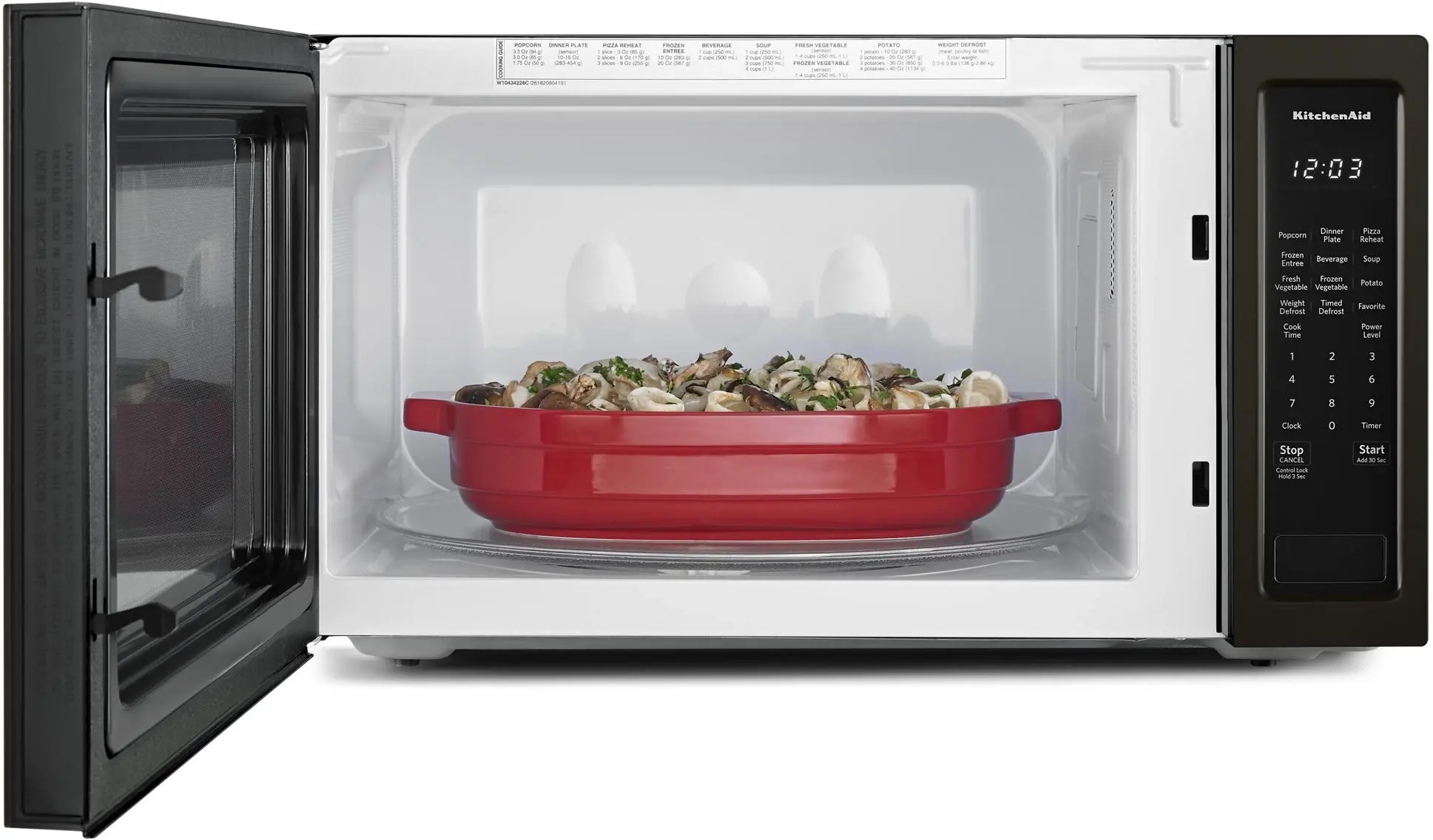 KitchenAid KMCS3022GBS Black Stainless Steel