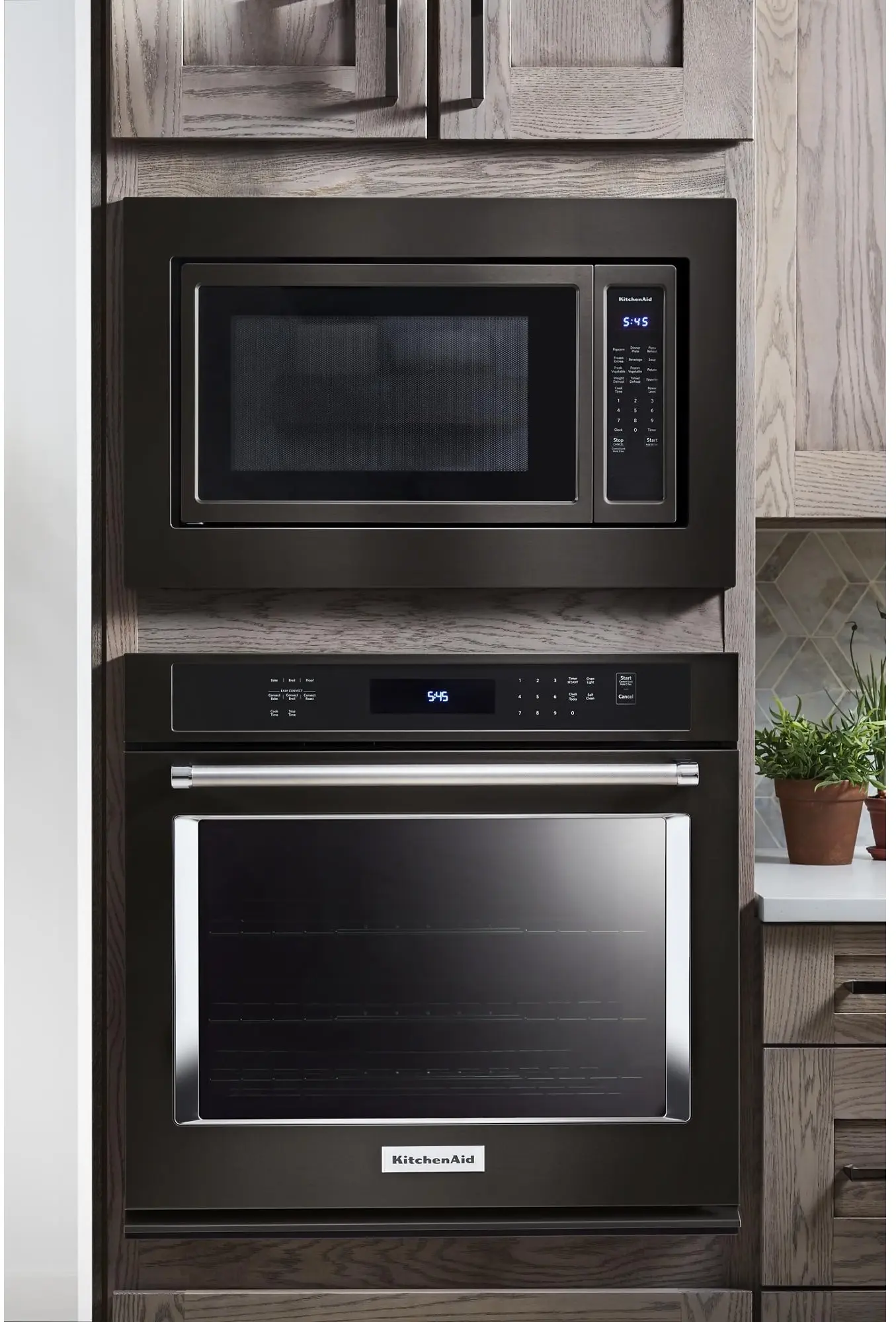 KitchenAid KMCS3022GBS Black Stainless Steel