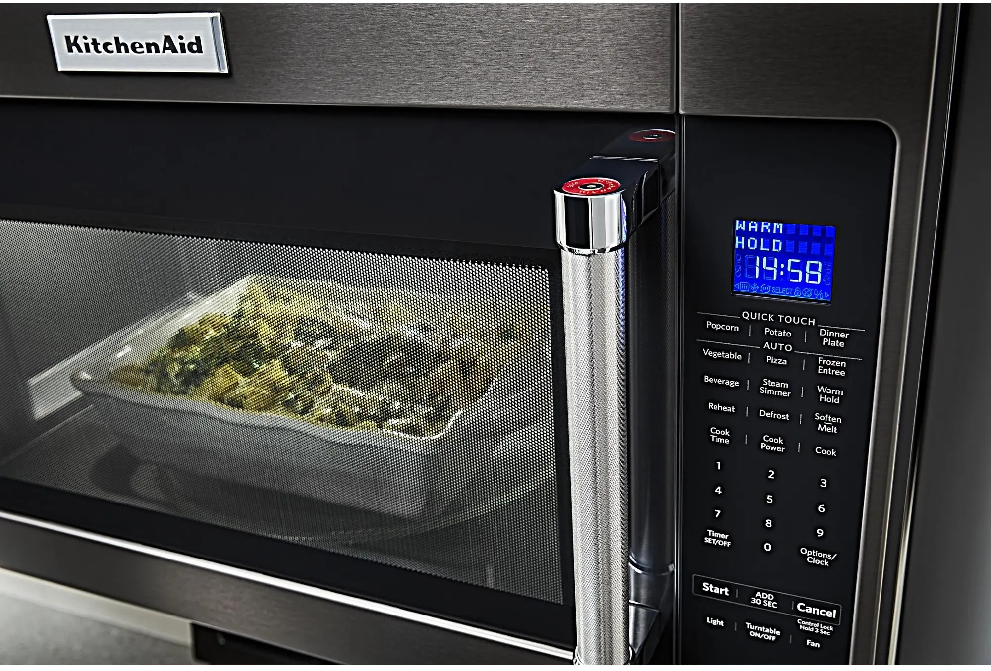KitchenAid KMHS120EBS Black Stainless Steel