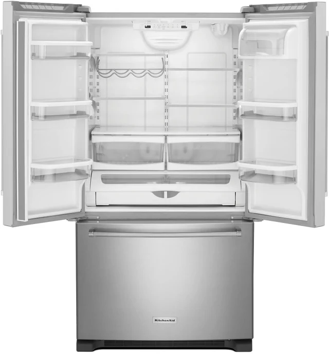 KitchenAid KRFC300ESS 36 Inch, 20 Cu. Ft. French Door Refrigerator with