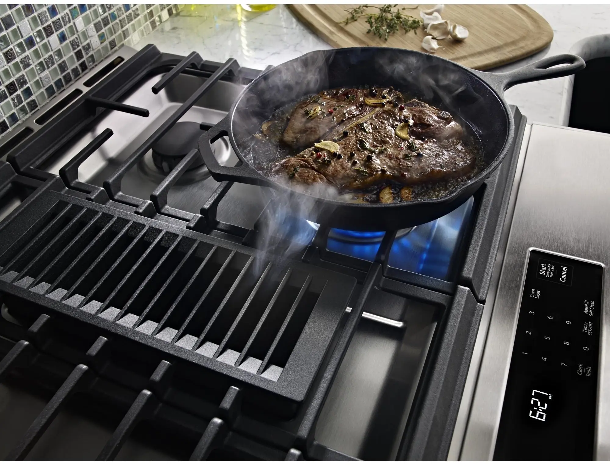 KitchenAid KSDG950ESS 30 Inch Slide-in Dual Fuel Range Stainless
