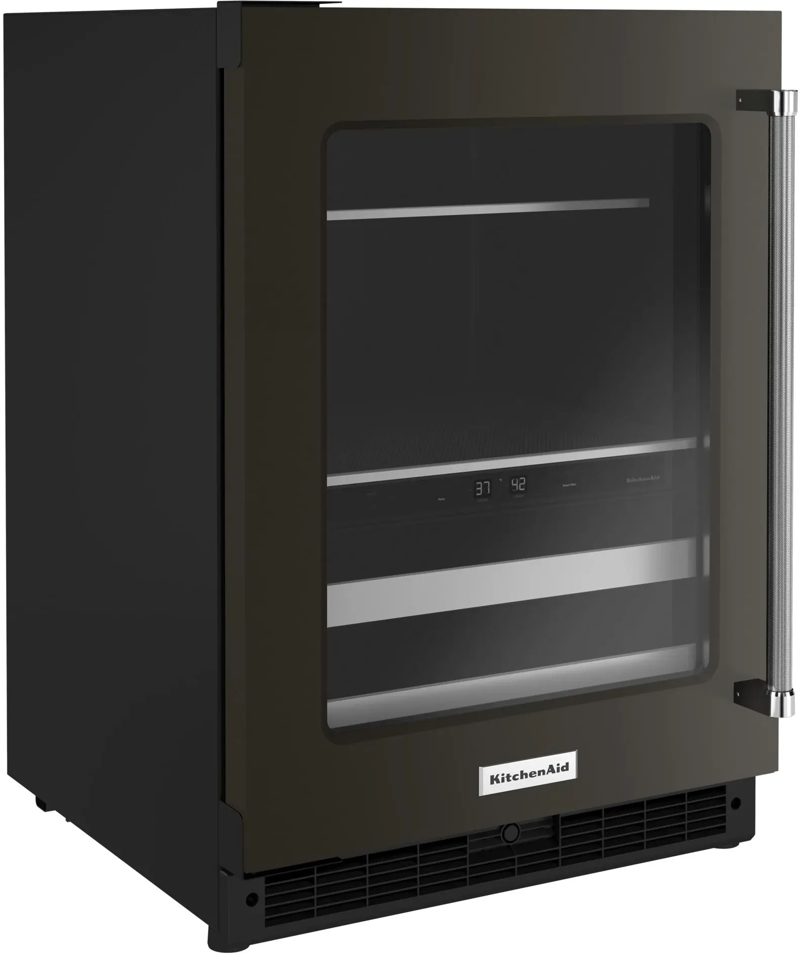 KitchenAid KUBL314KBS Black Stainless Steel, Left Hinge
