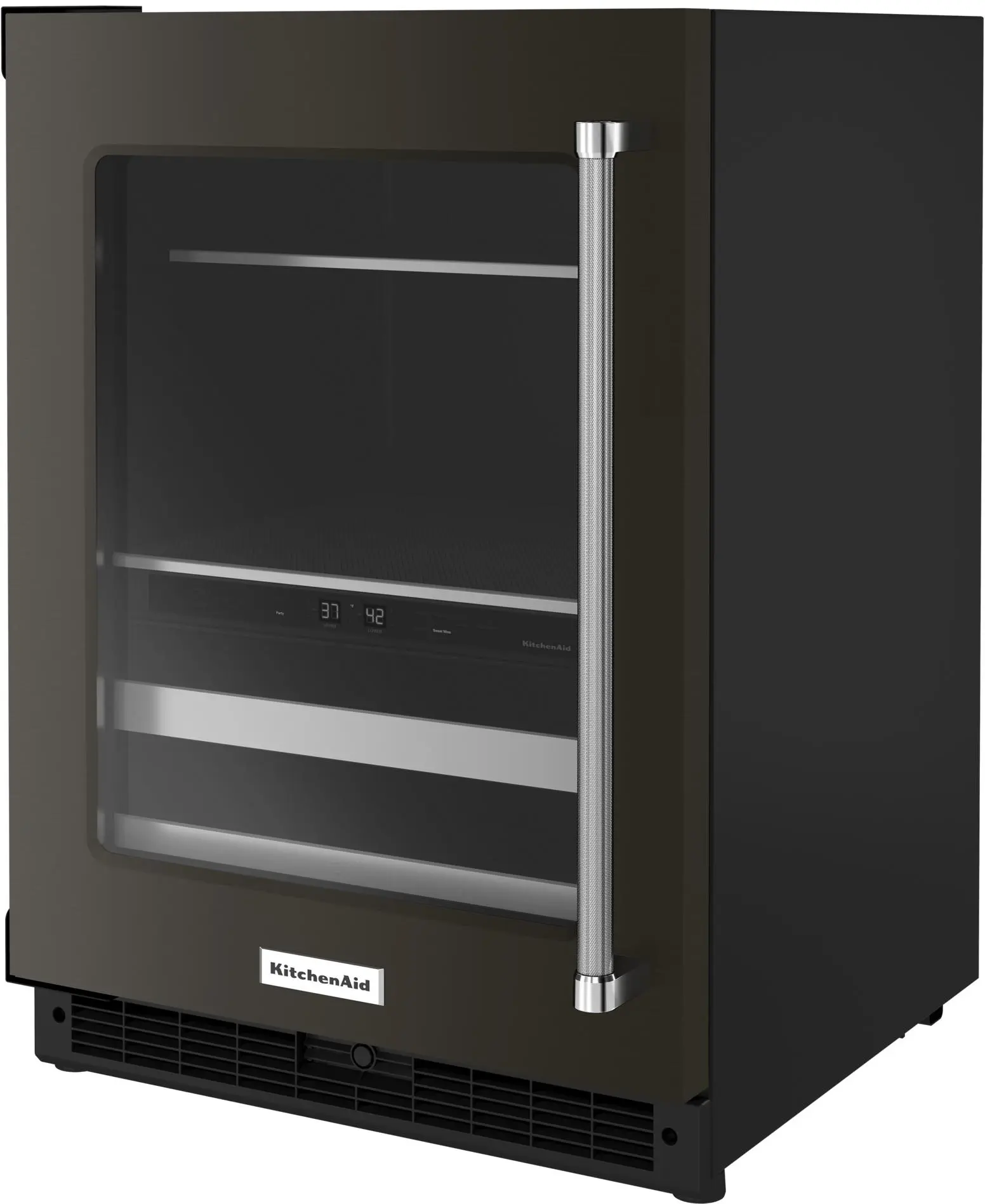KitchenAid KUBL314KBS Black Stainless Steel, Left Hinge