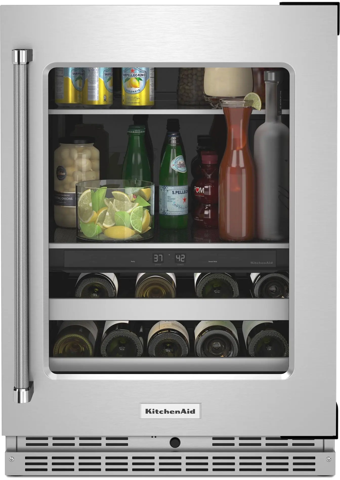 KitchenAid KUBR314KSS 24 Inch Freestanding/Built-In Undercounter
